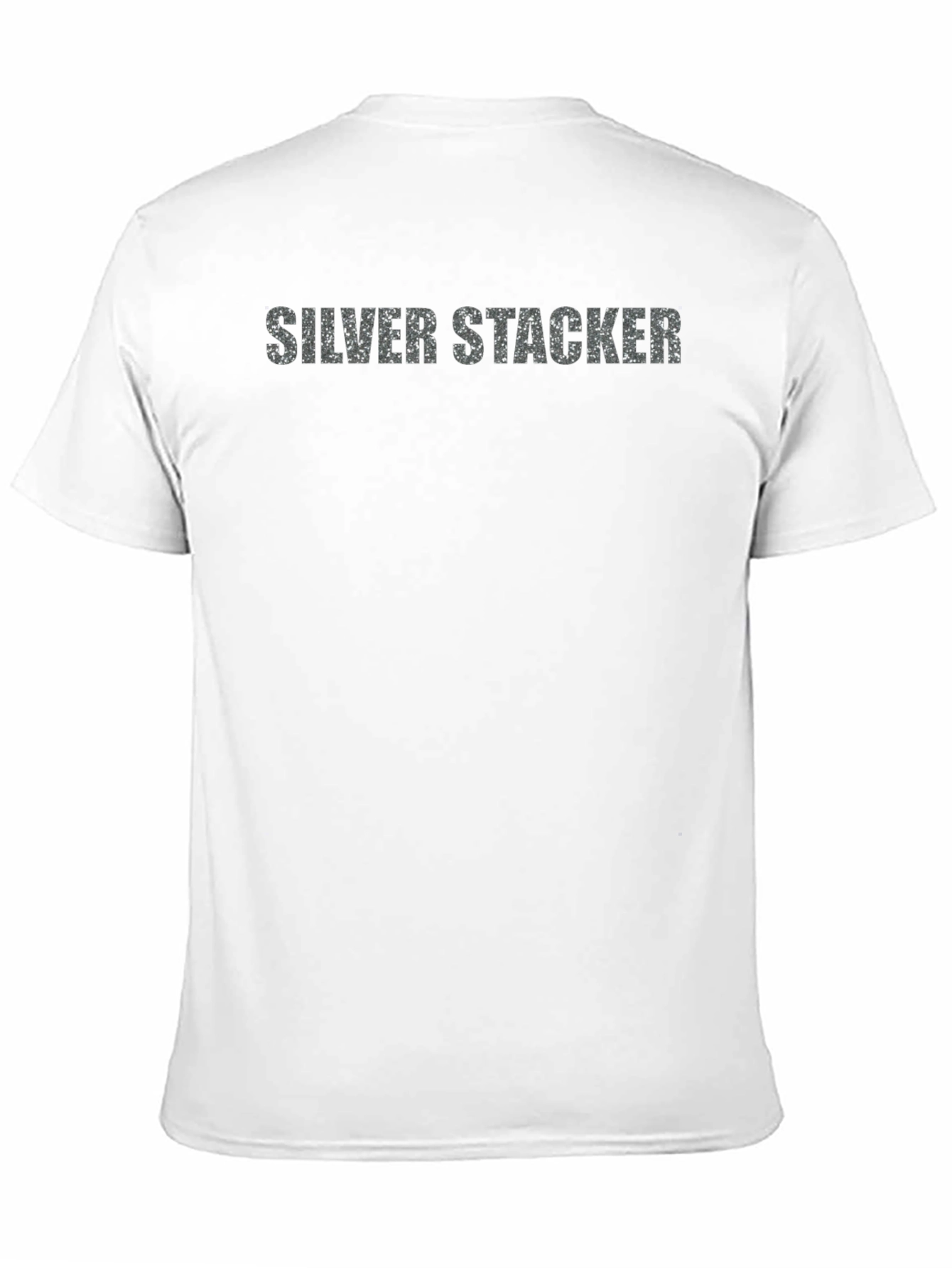 Black Silver Stacker Black T-Shirt view 11