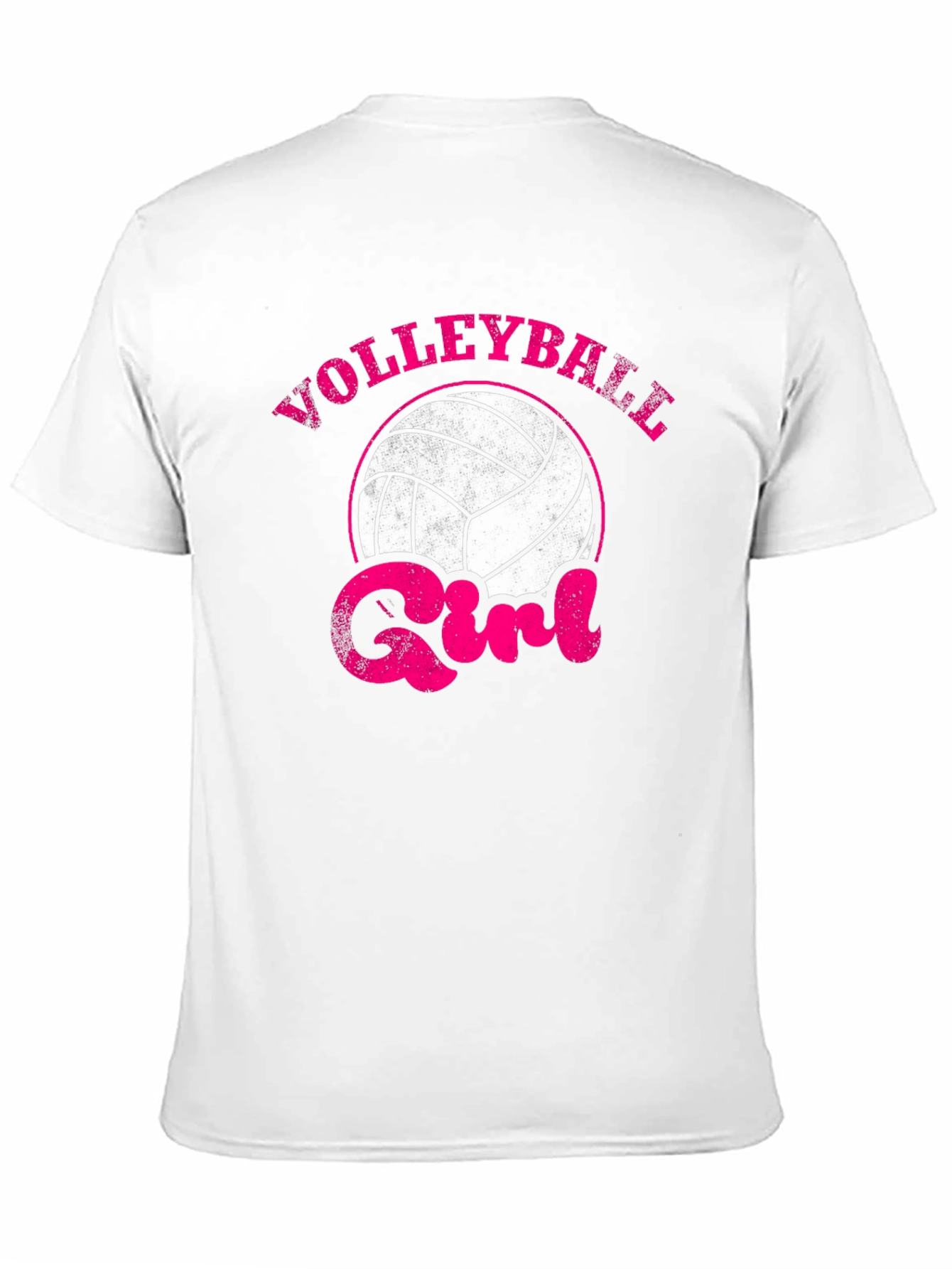 Black Volleyball Girl Graphic T-Shirt view 11