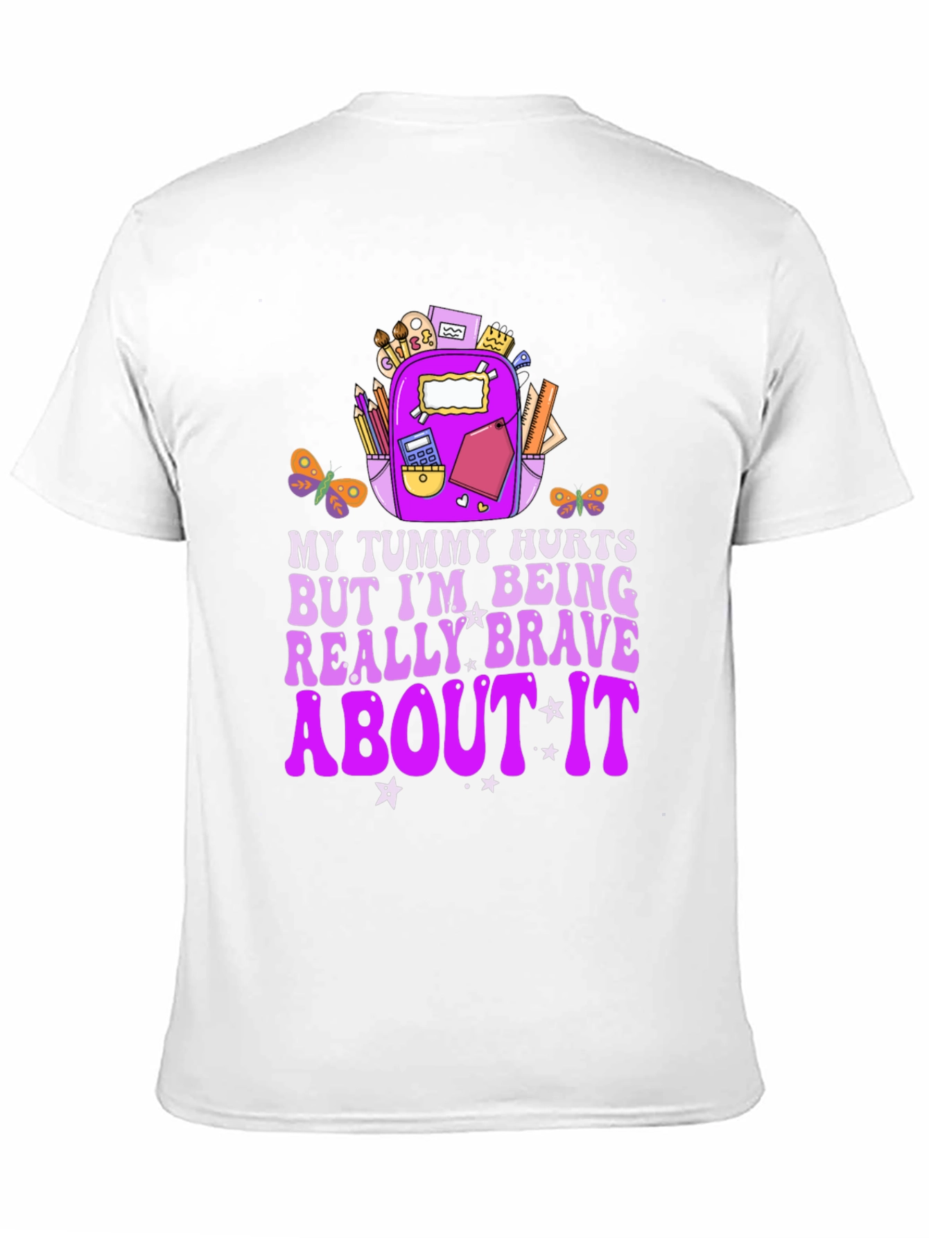 Black My Tummy Hurts Brave Graphic Tee view 11