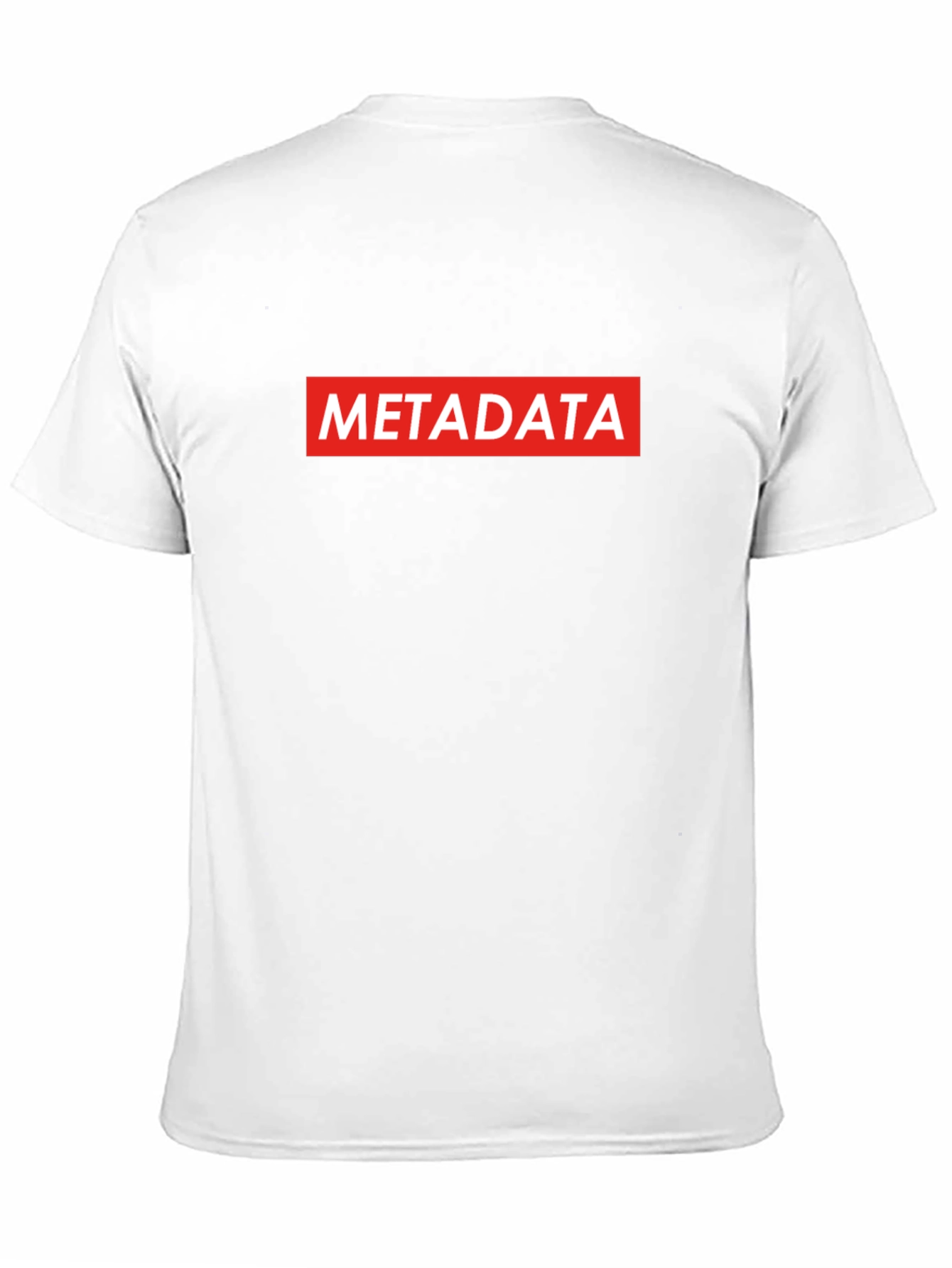 Black Metadata T-Shirt - Stylish Casual Wear view 11
