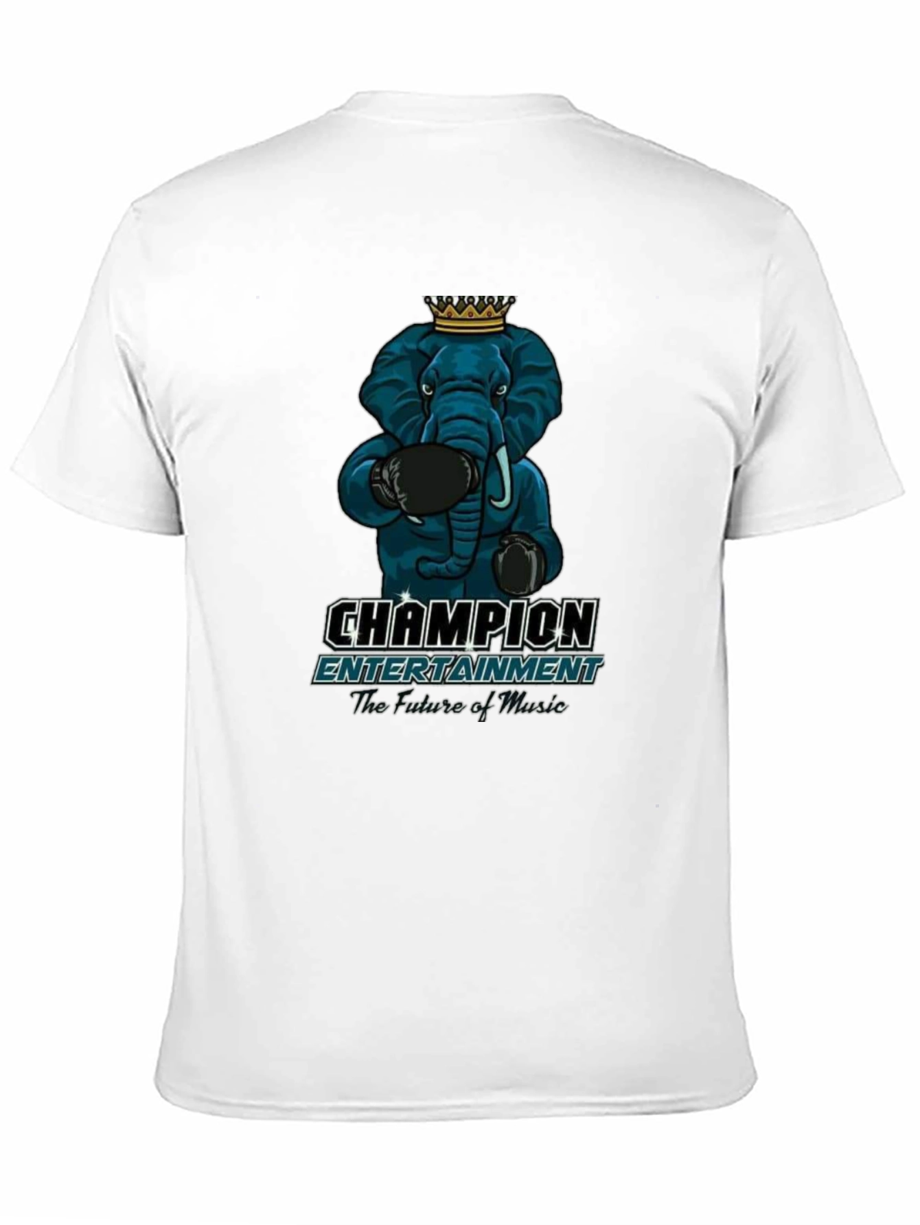 Black Champion Entertainment Elephant Boxing T-Shirt view 11