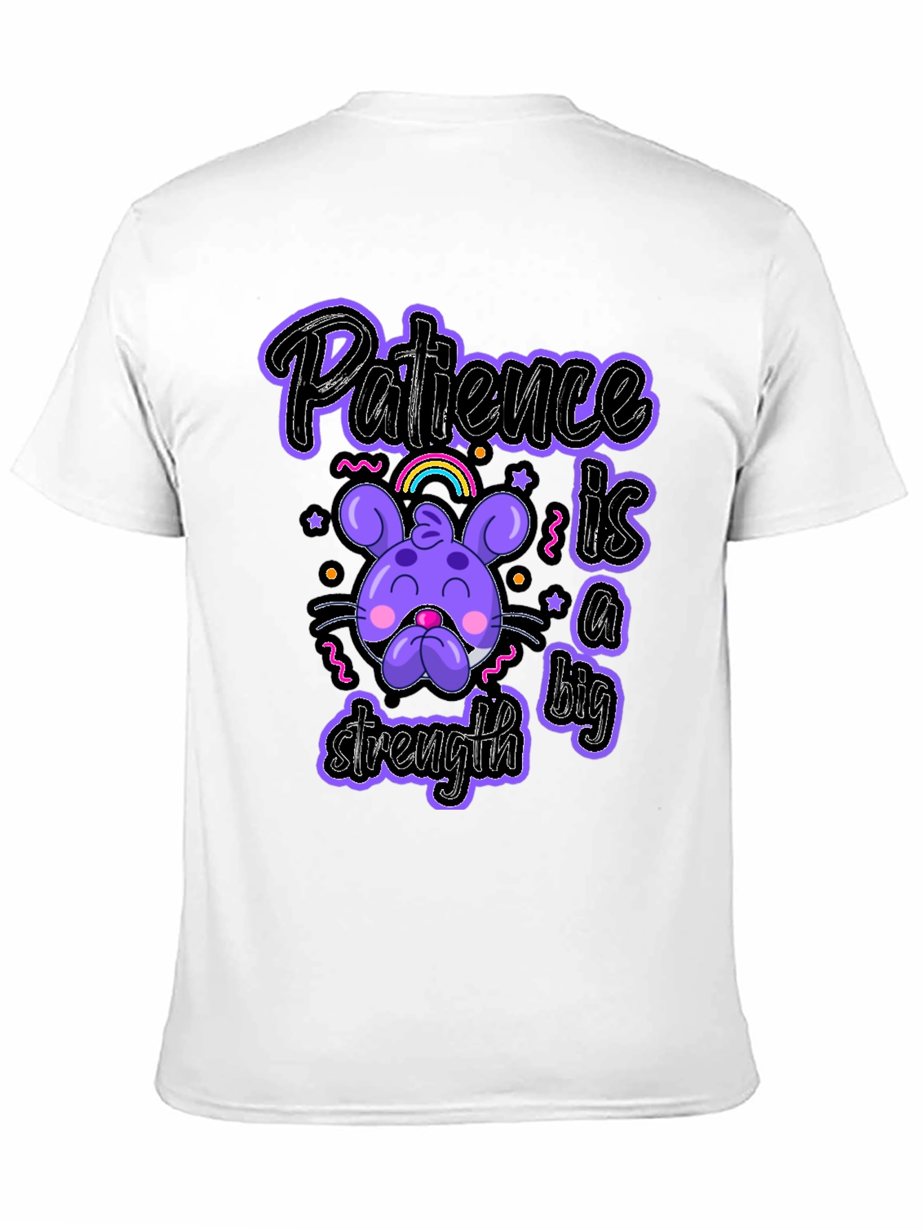 Black Patience is a Strength Graphic T-Shirt view 11