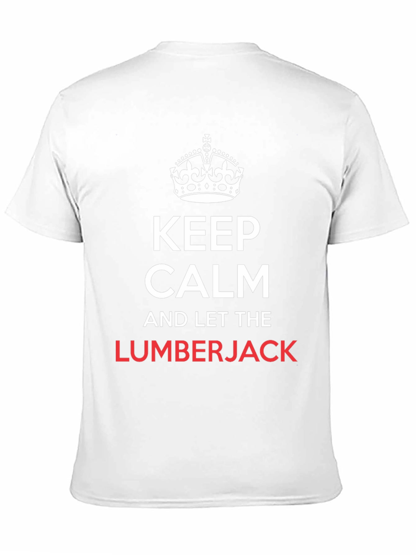Black Keep Calm Lumberjack T-Shirt Funny Tee view 11
