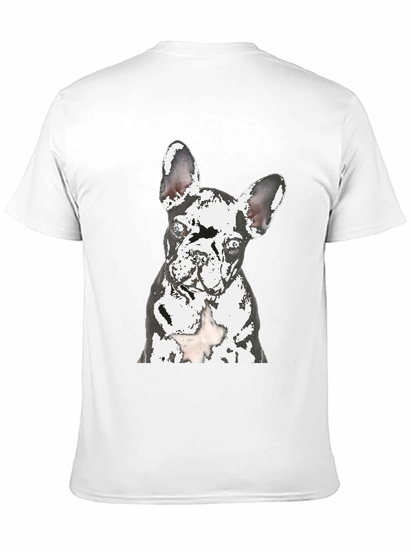 Black Dog Graphic T-Shirt - Modern Crew Neck Tee view 11