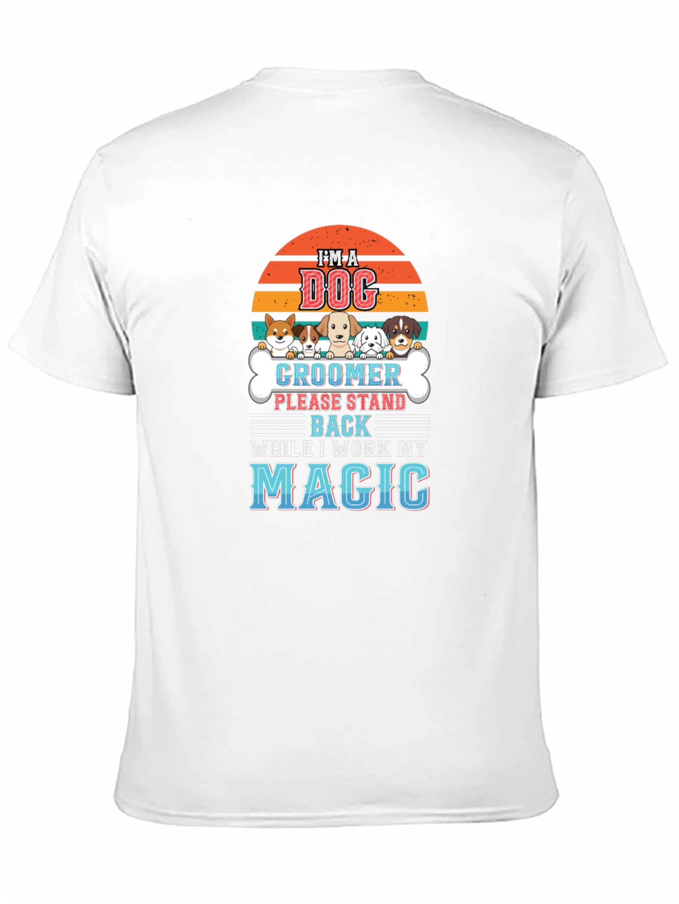 Black Dog Groomer Magic T-Shirt - Pet Lover Tee view 11