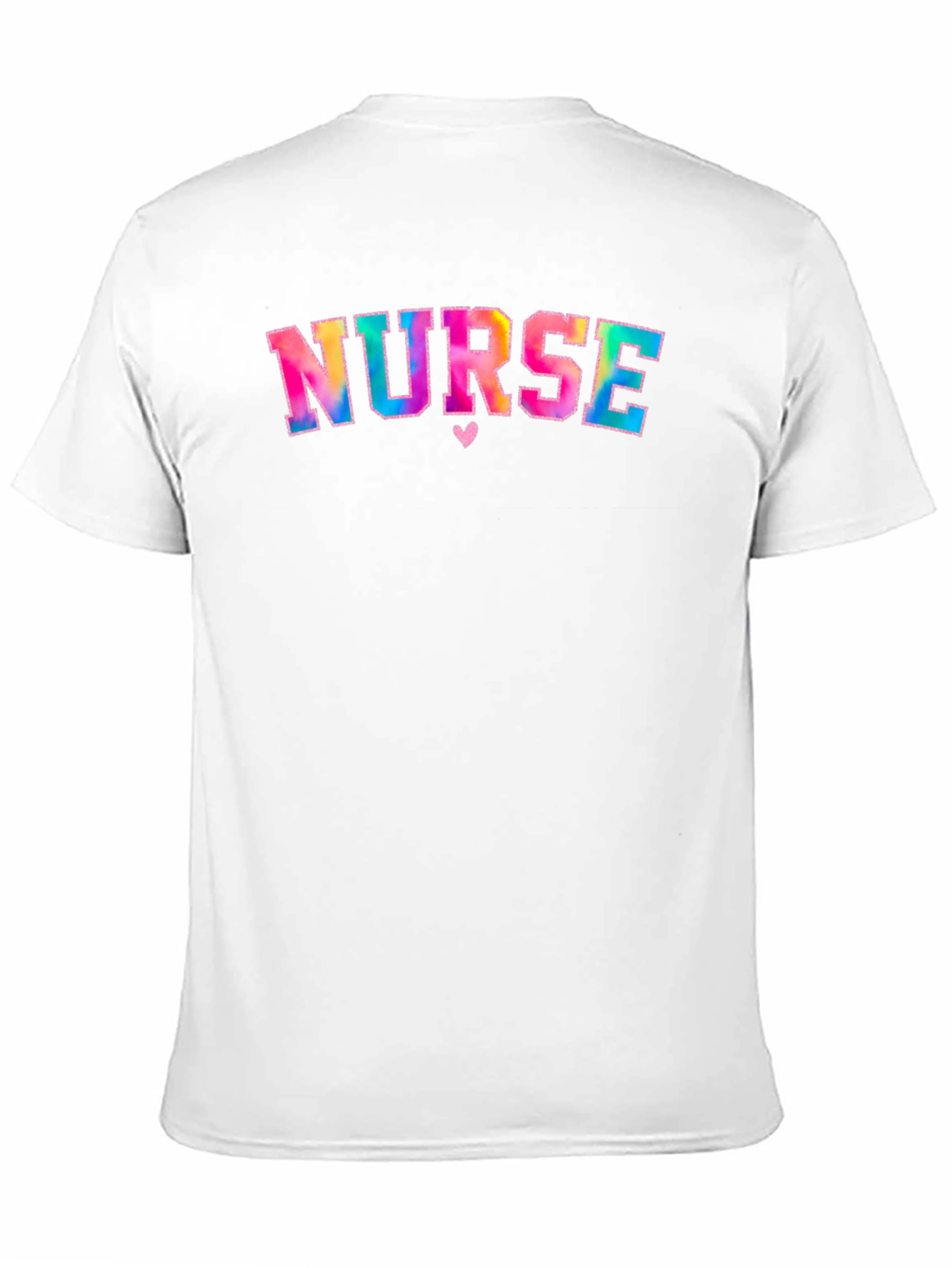 Black Nurse Colorful Tie Dye Graphic T-Shirt view 11