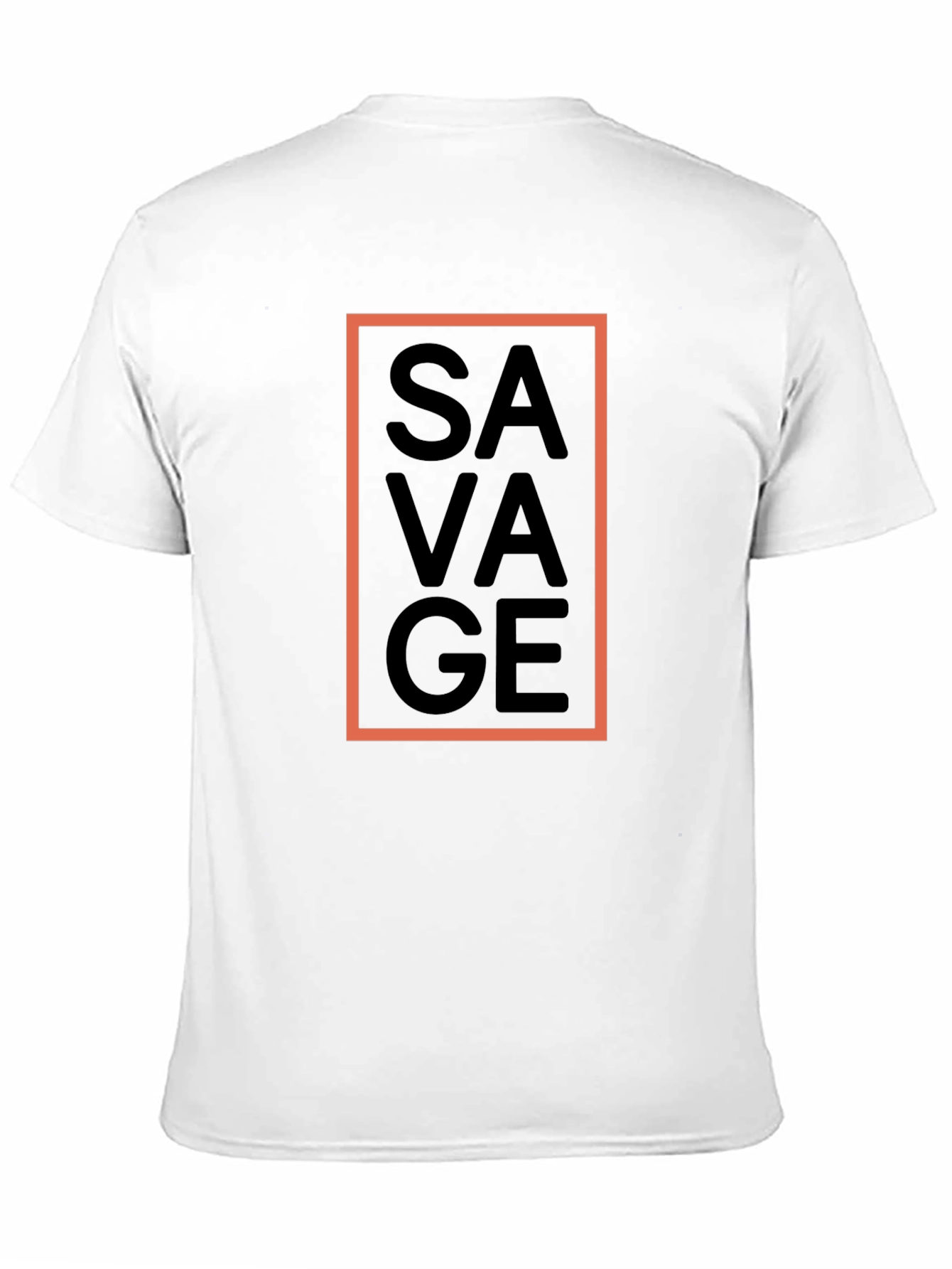 Black Savage Graphic Tee - Black Crew Neck T-Shirt view 11