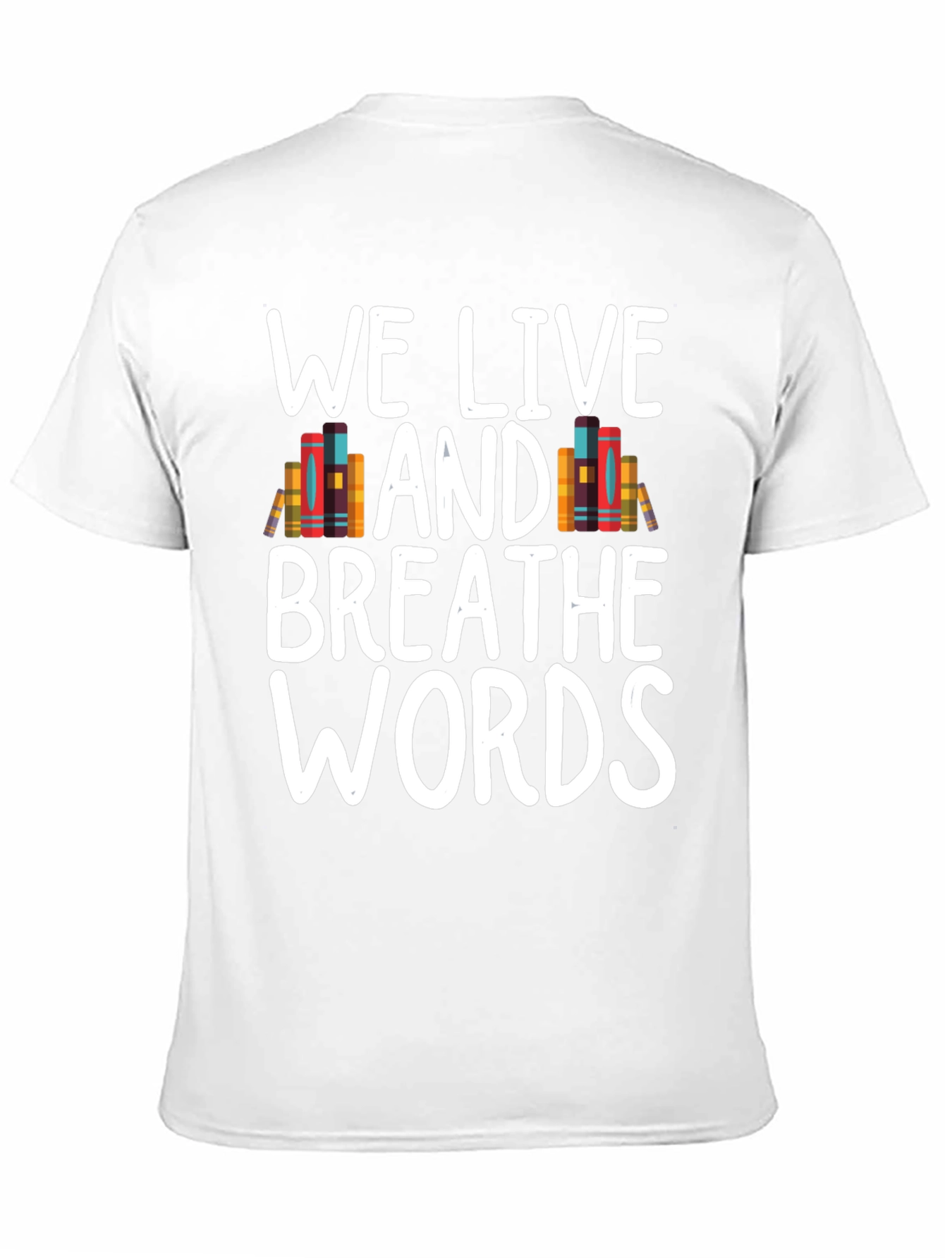 Black Book Lover T-Shirt - We Live and Breathe Words view 11