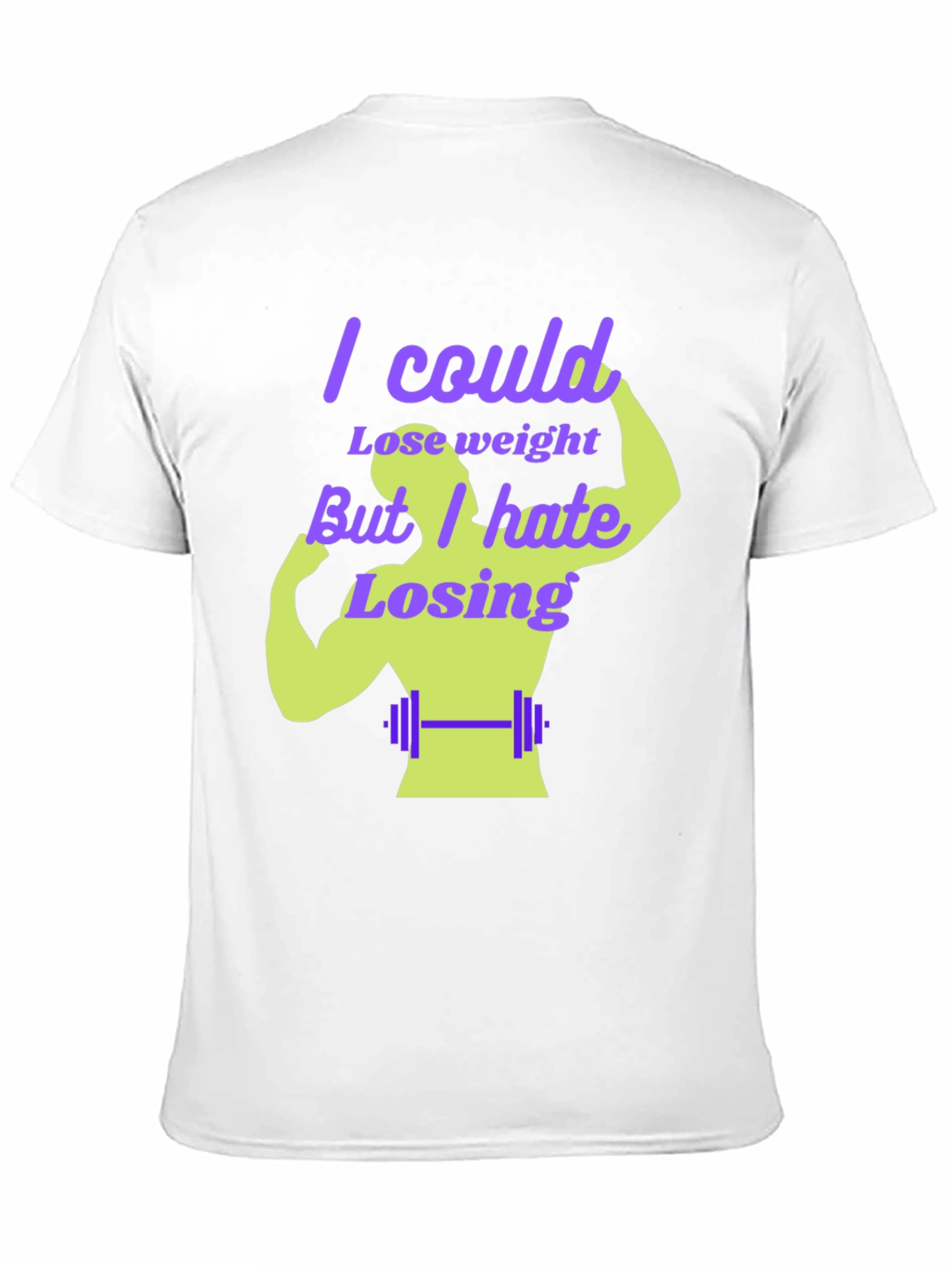 Black Funny Weightlifting T-Shirt - I Could Lose Weight view 11