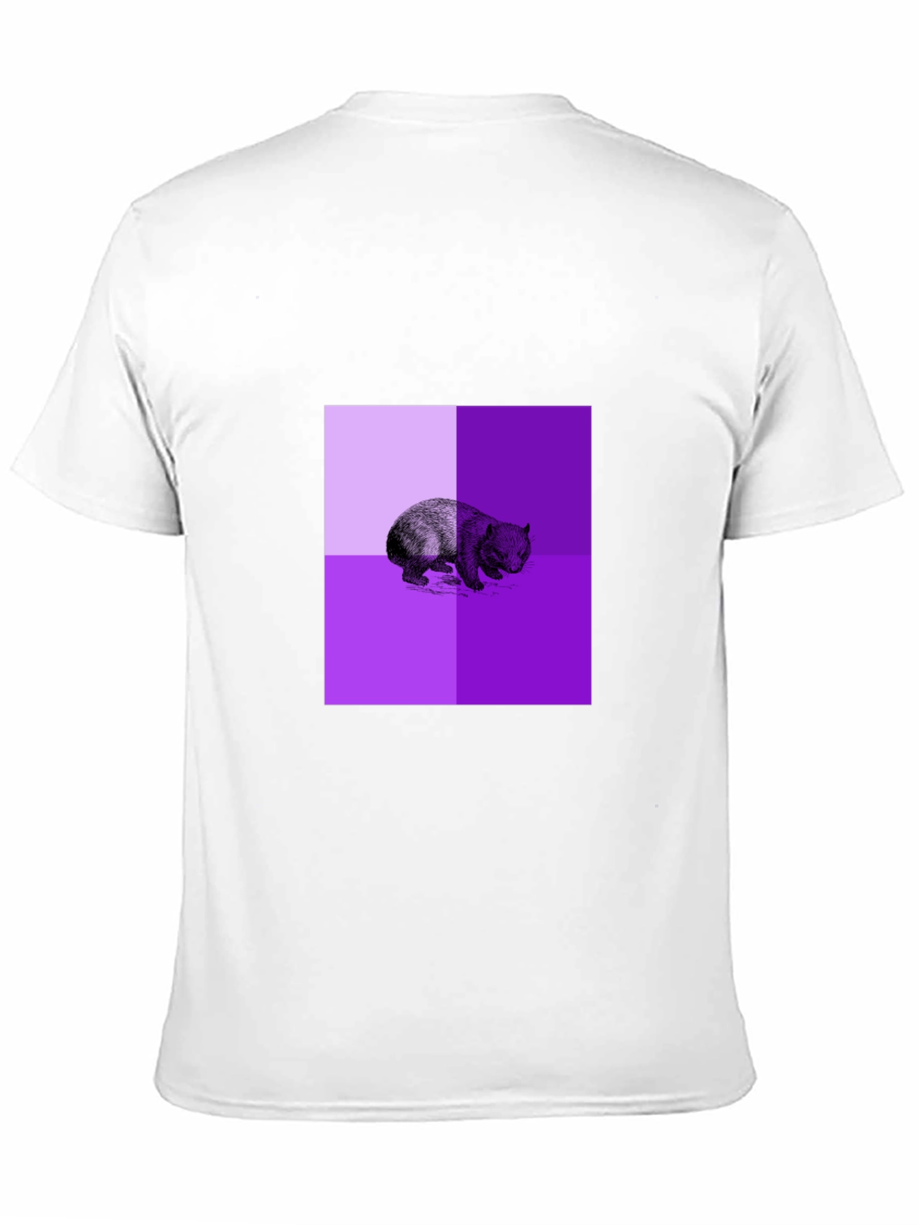 Black Abstract Bear Graphic Black T-Shirt view 11