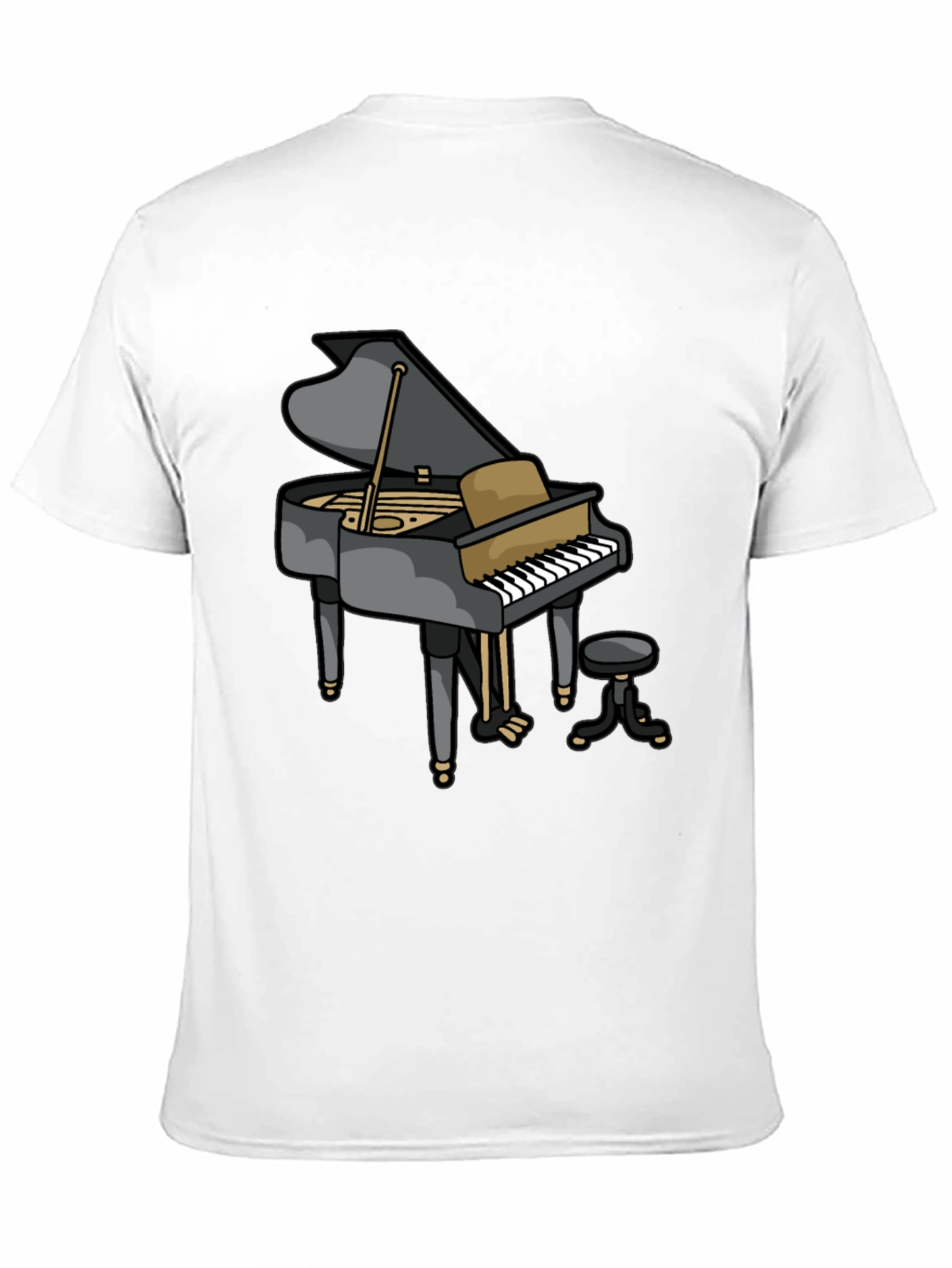 Piano T-Shirt - Music Lover Tee - 11