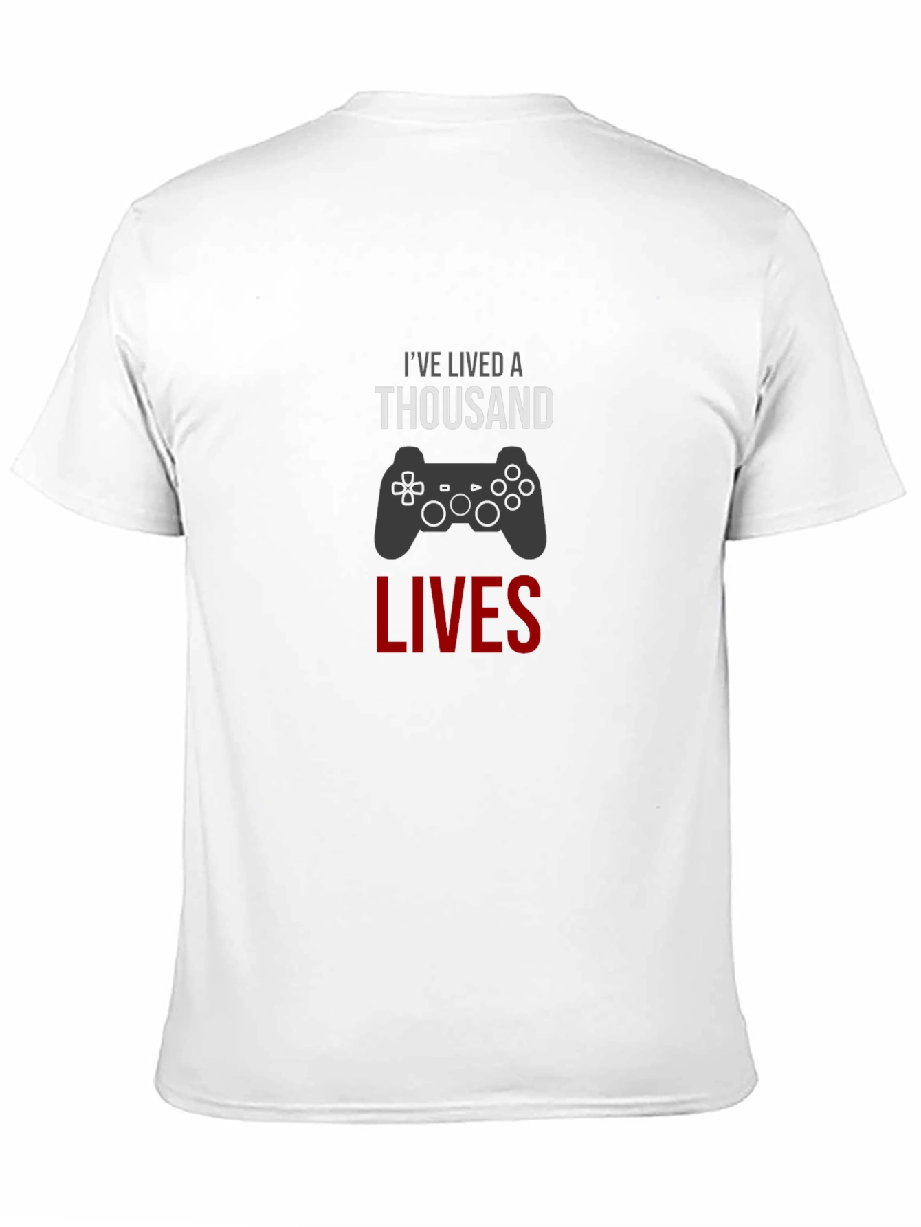 Black Gamer T-Shirt - I've Lived A Thousand Lives view 11