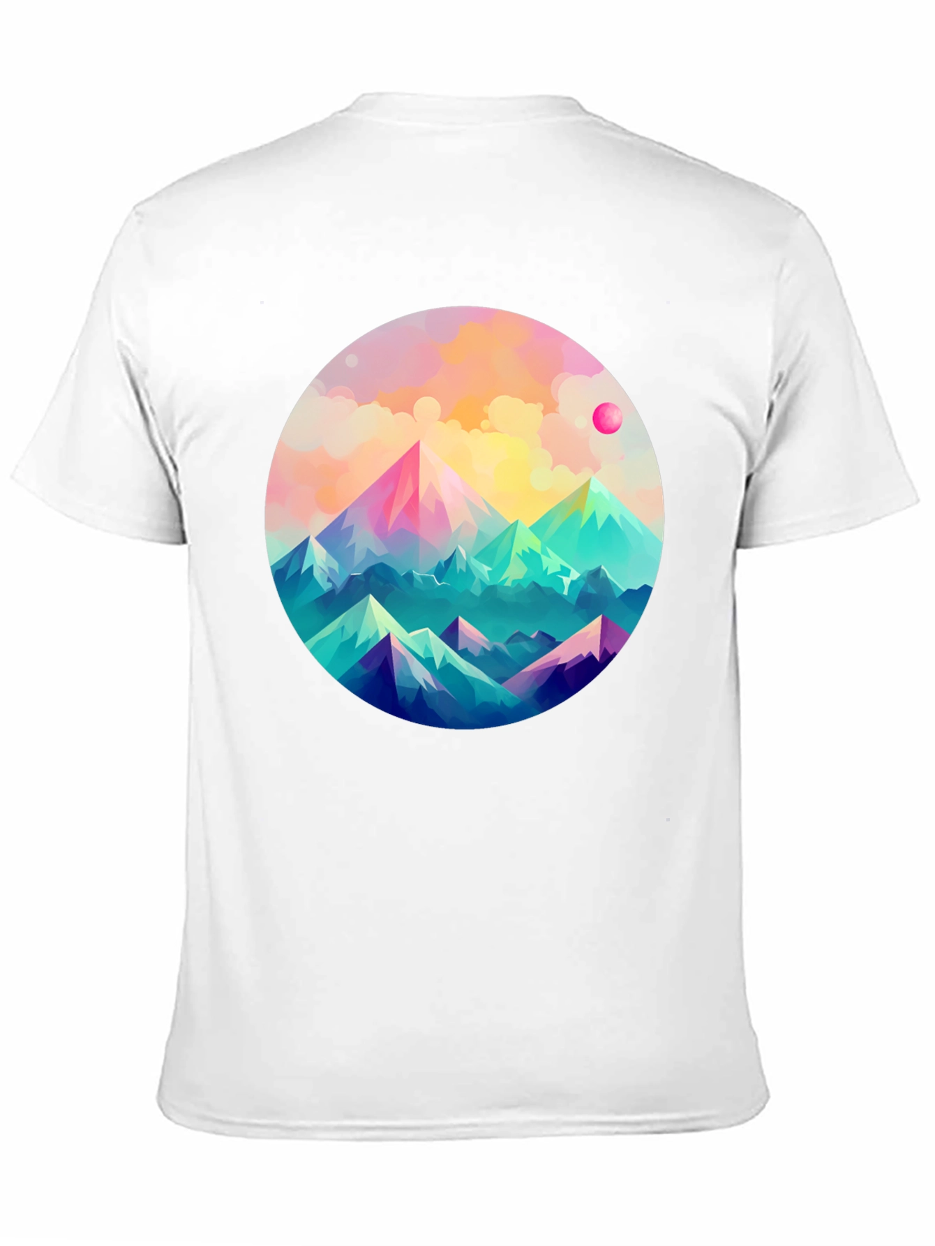Black Mountainscape Graphic Tee - Artistic Comfort view 11