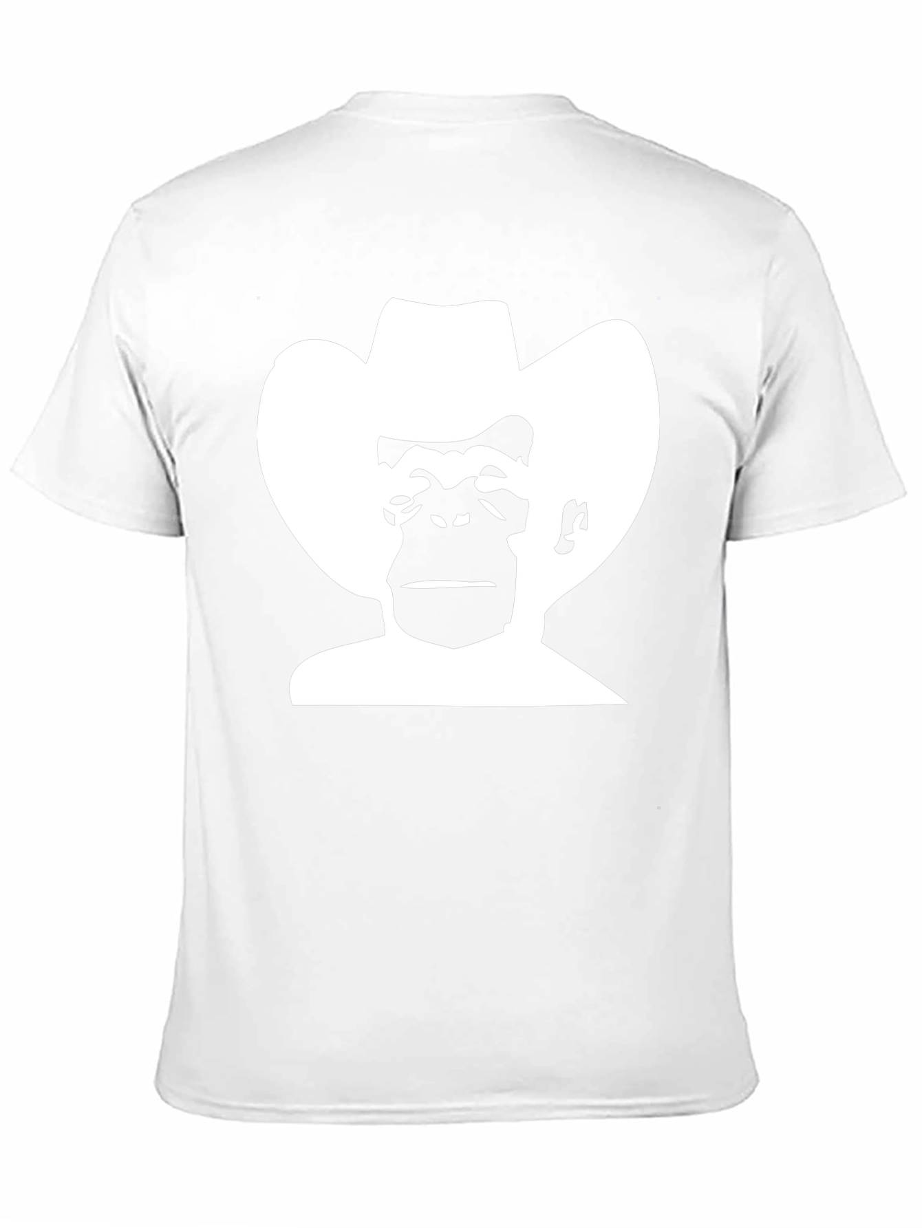 Black Cowboy Monkey T-Shirt - Black Graphic Tee view 11