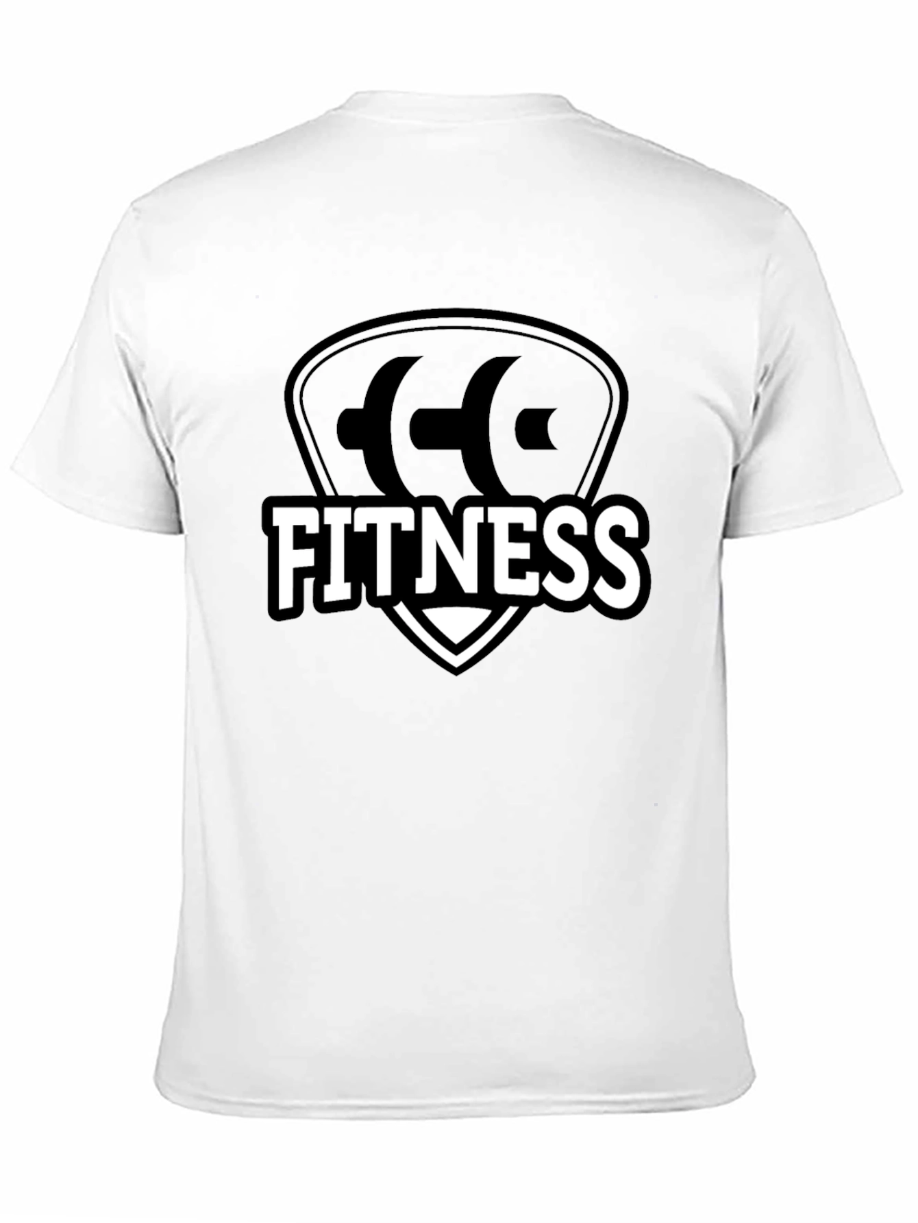 Black Fitness Black T-Shirt view 11
