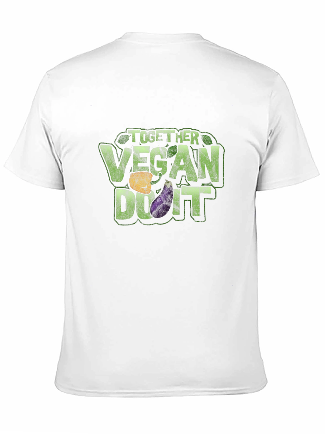 Black Vegan Do It T-Shirt - Black, Graphic Tee view 11