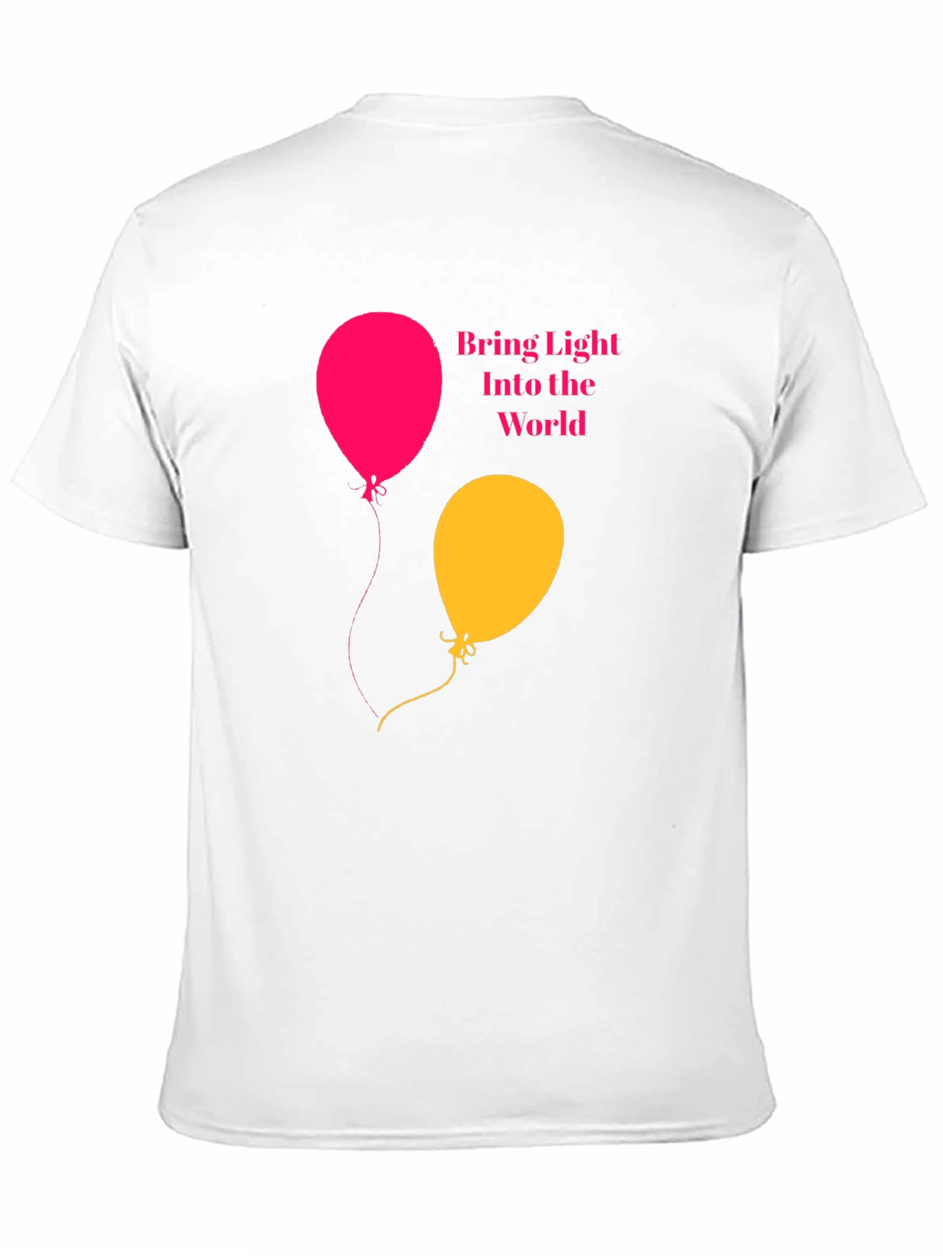 Black Bring Light Balloons Graphic Tee view 11