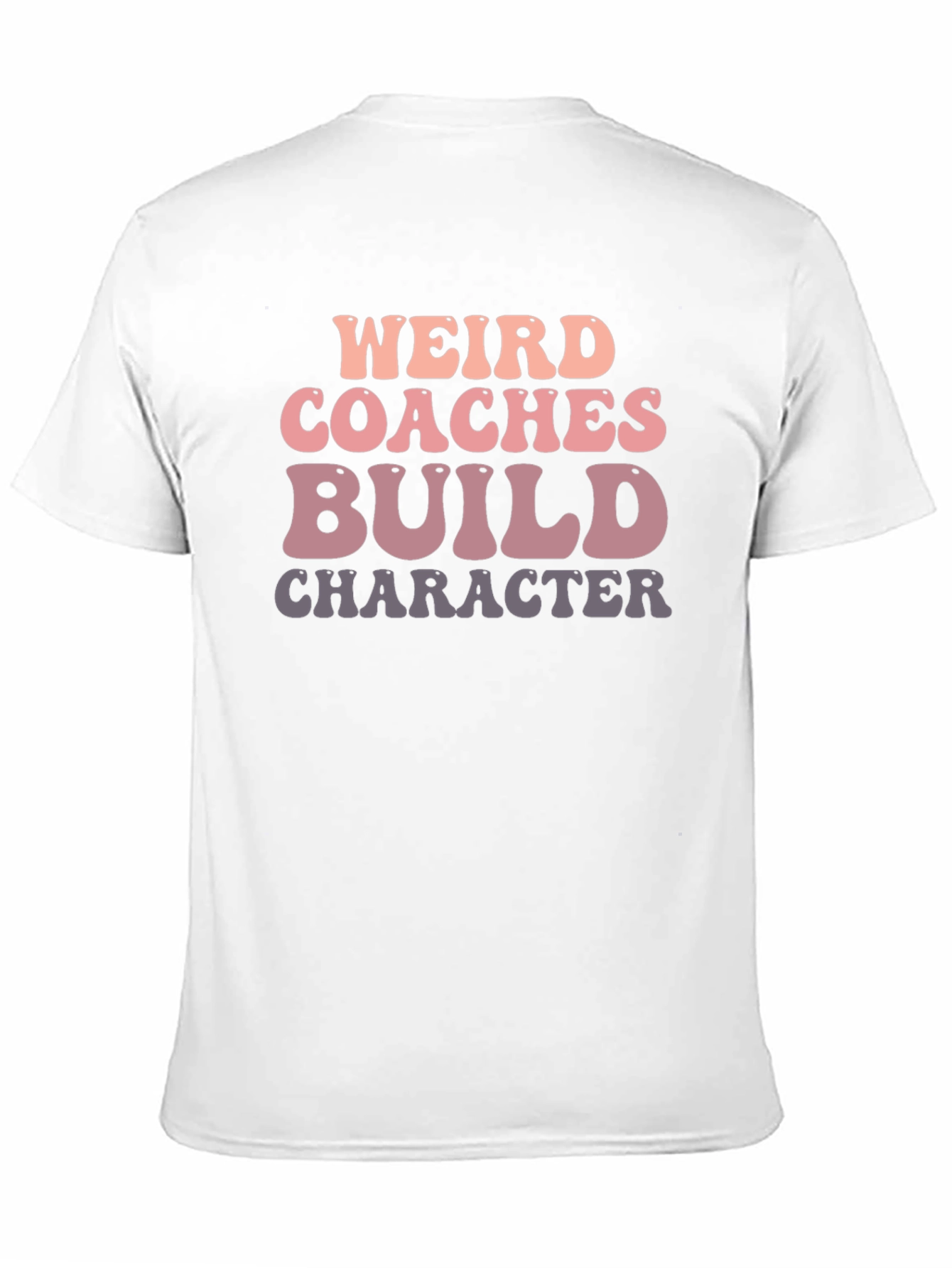 Black Weird Coaches Build Character Graphic Tee view 11