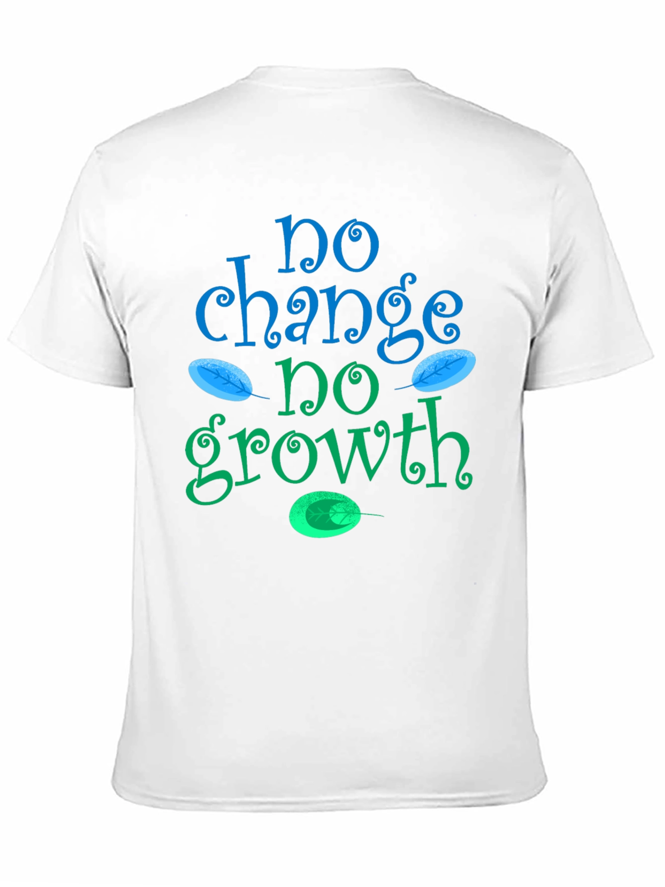No Change No Growth Graphic Tee - Motivational T-Shirt - 11