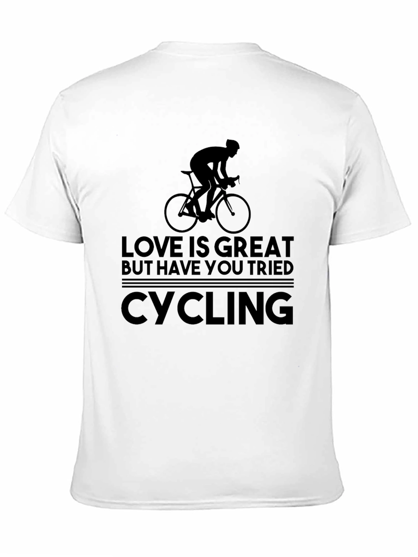 Black Love is Great, But Have You Tried Cycling T-Shirt view 11