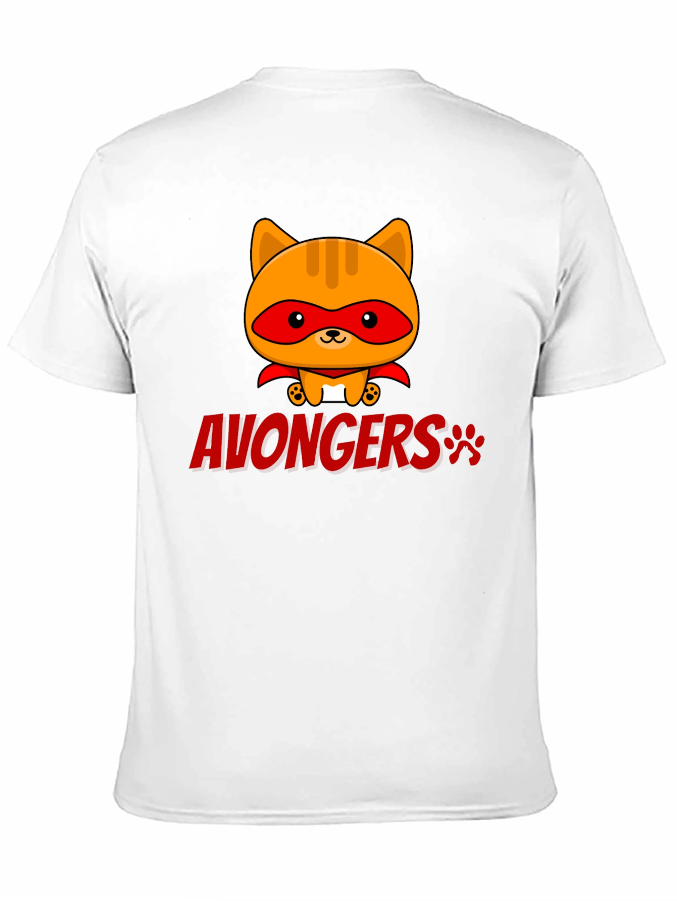 Black Avongers Cat Superhero T-Shirt  view 11