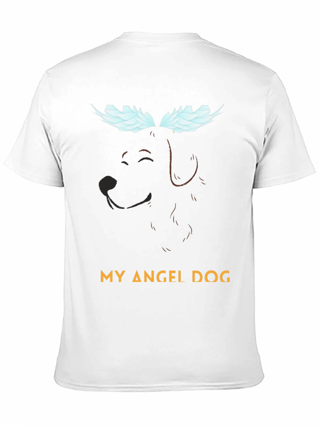 Black My Angel Dog T-Shirt - Pet Memorial Tee view 11