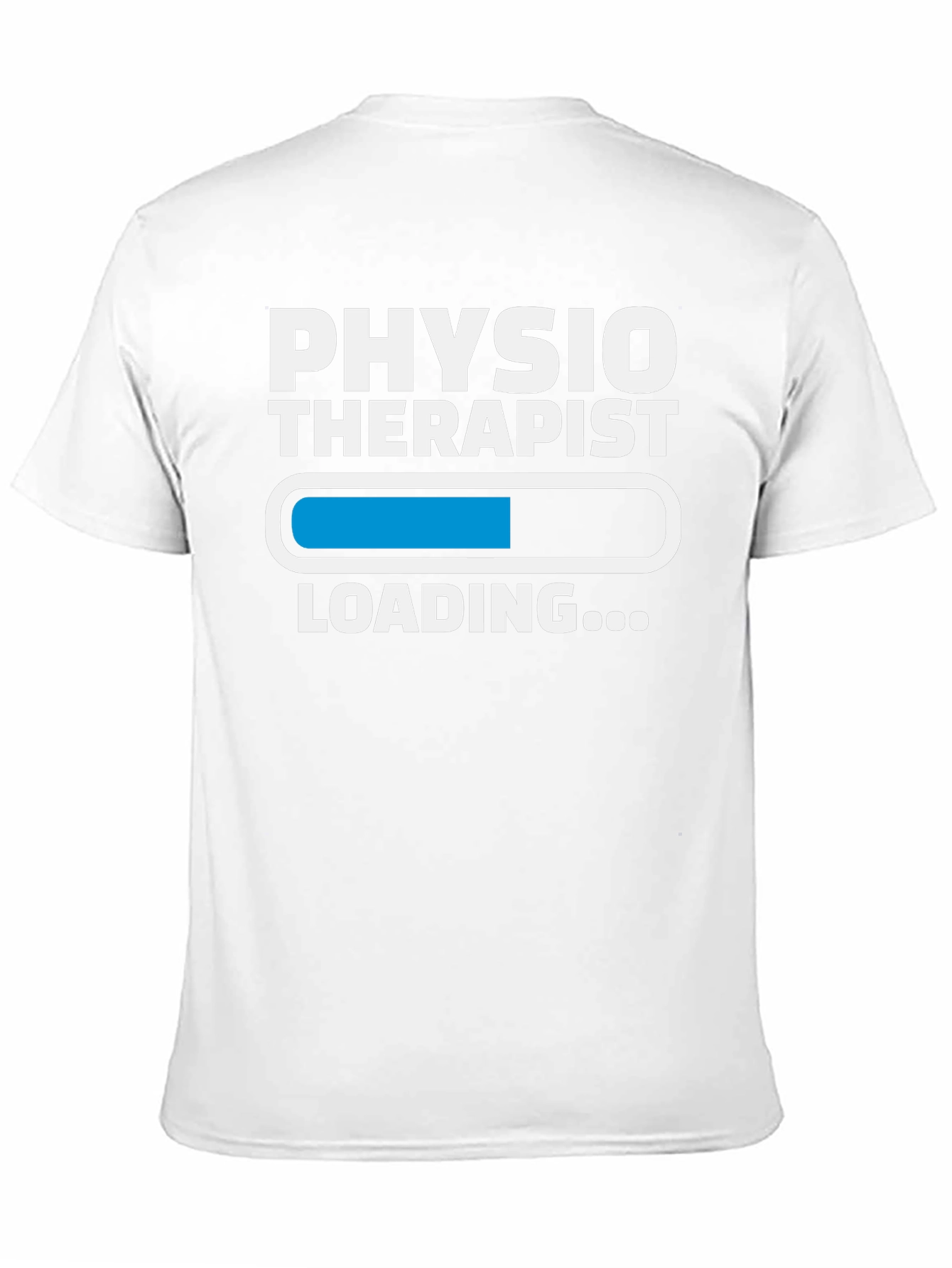 Black Physio Therapist Loading Graphic T-Shirt view 11
