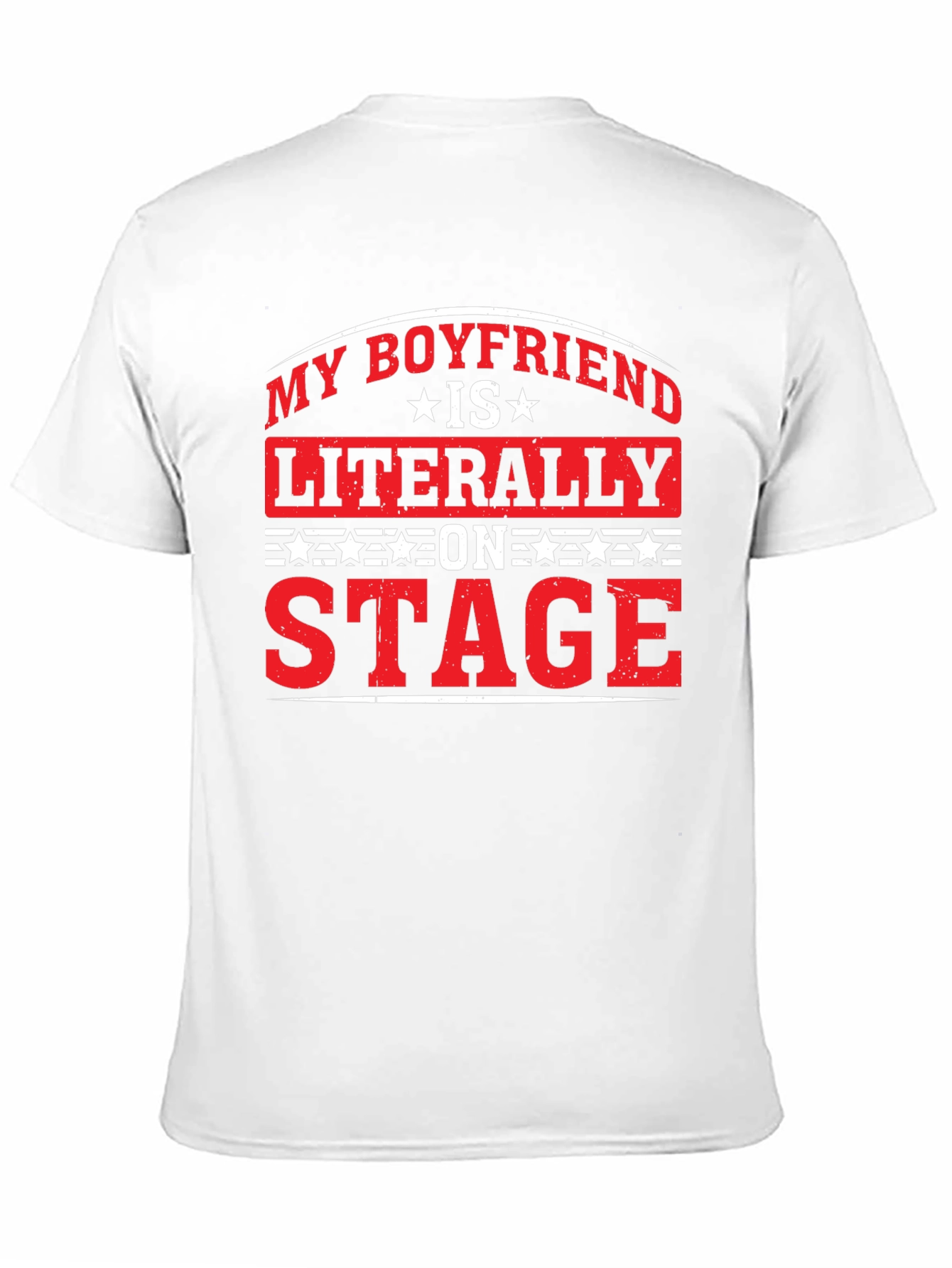 Black My Boyfriend is Literally on Stage T-Shirt view 11