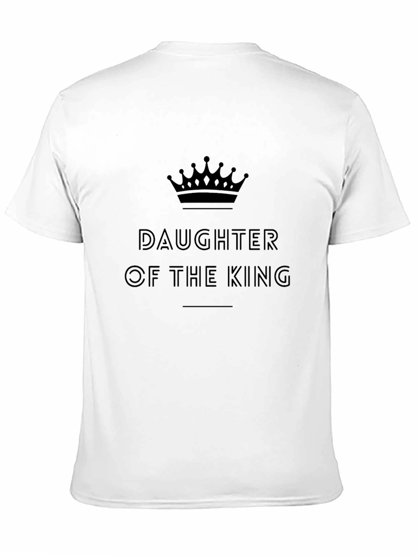 Black Daughter of the King Graphic Tee - Black view 11