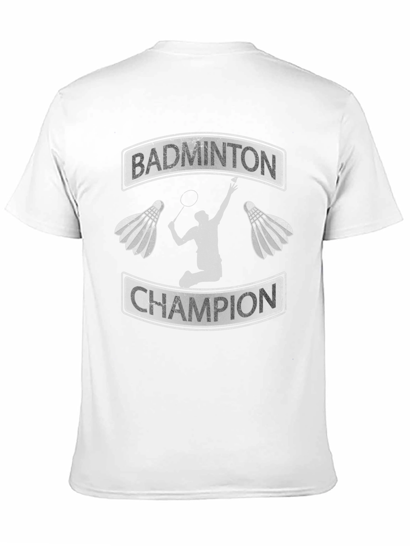 Black Badminton Champion Graphic Tee view 11