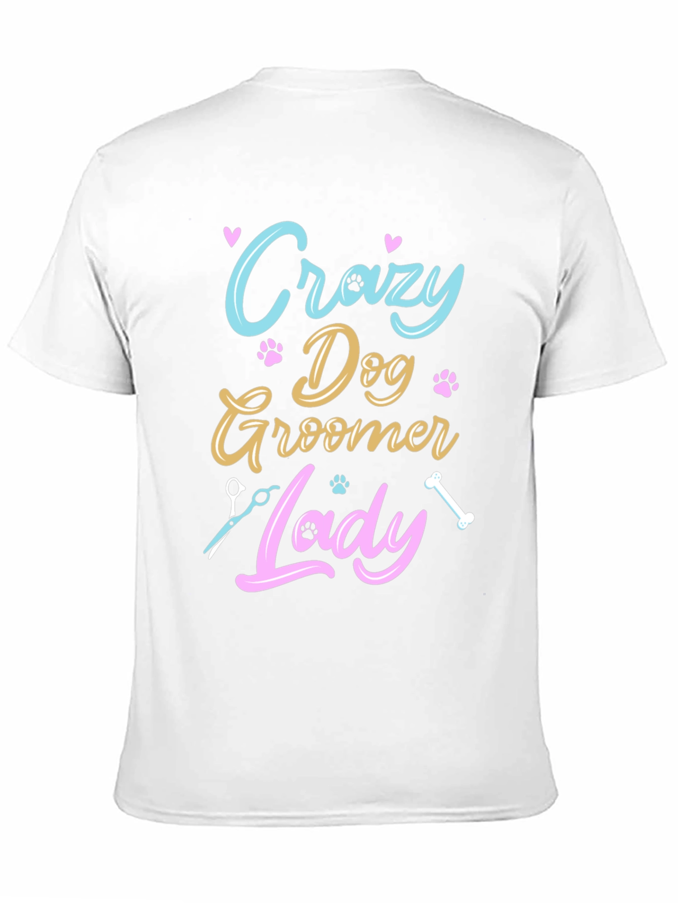 Crazy Dog Groomer Lady T-Shirt - 11