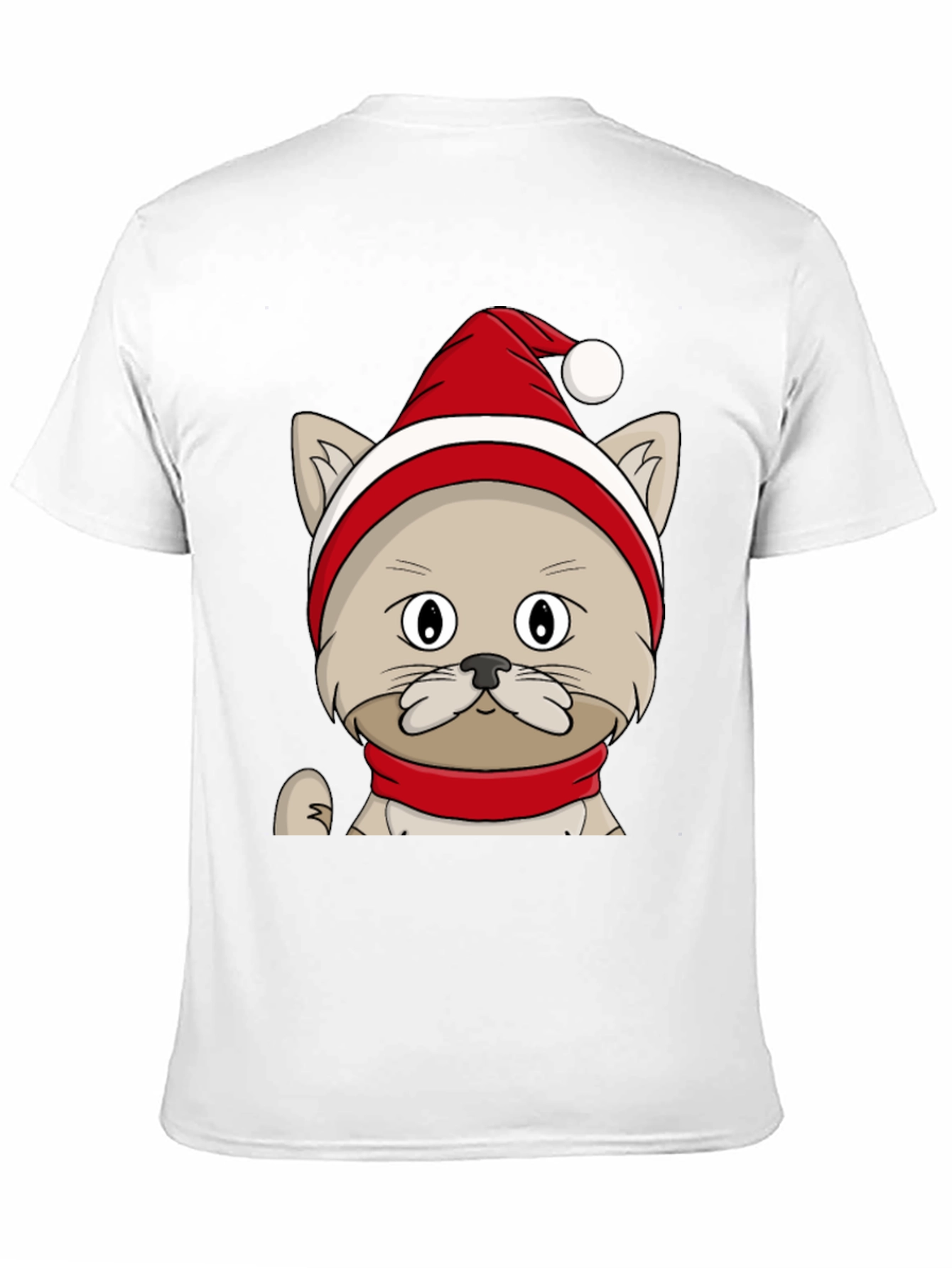 Black Festive Cat Tee - Holiday Cheer view 11