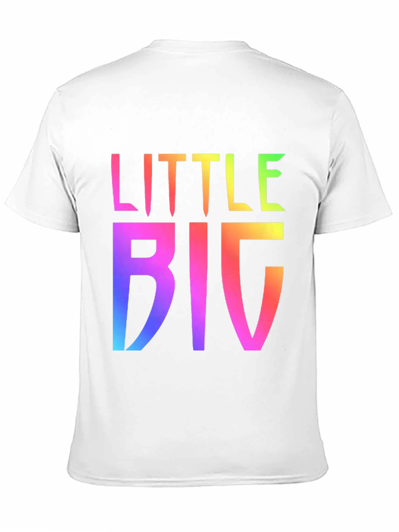 Black Little Big Rainbow Graphic Tee view 11