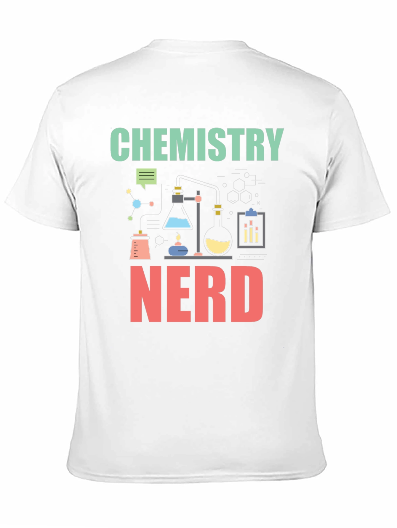 Black Chemistry Nerd Graphic Tee view 11