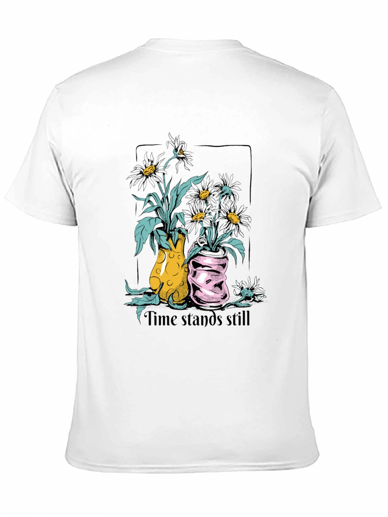 Time Stands Still Graphic Tee - Black - 11