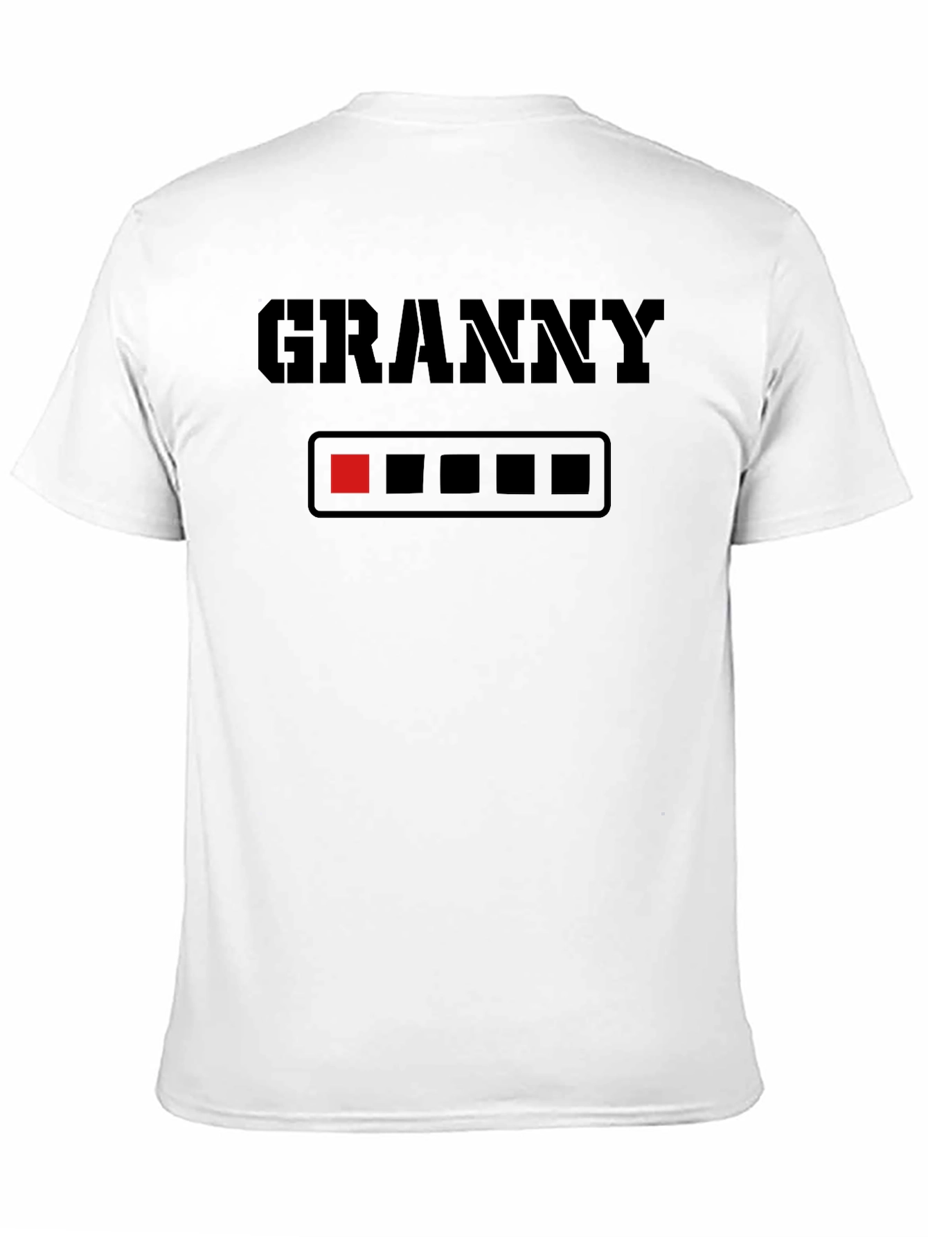 Black Granny Loading T-Shirt - Funny Novelty Tee view 11
