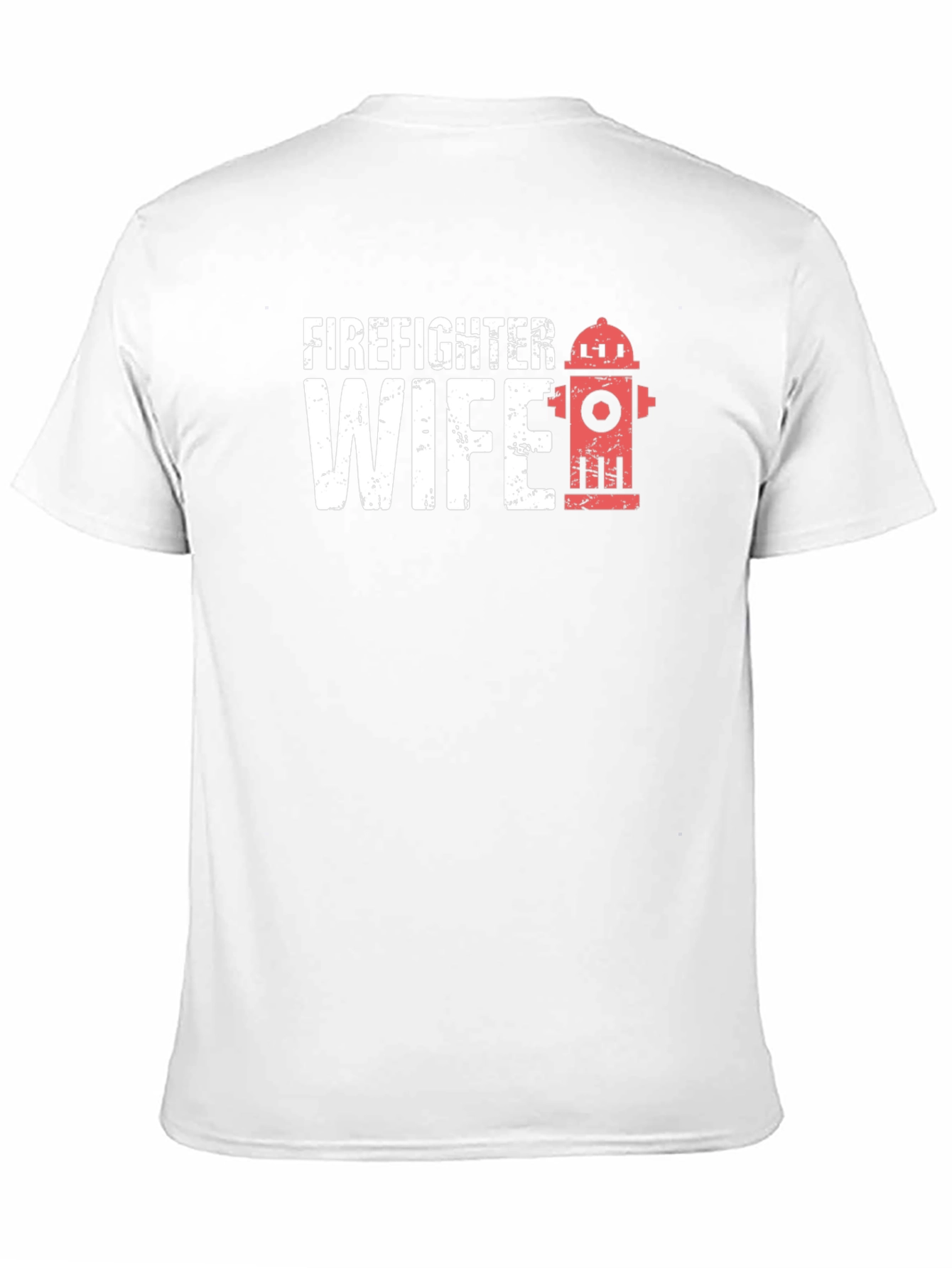 Black Firefighter Wife Black Graphic T-Shirt view 11