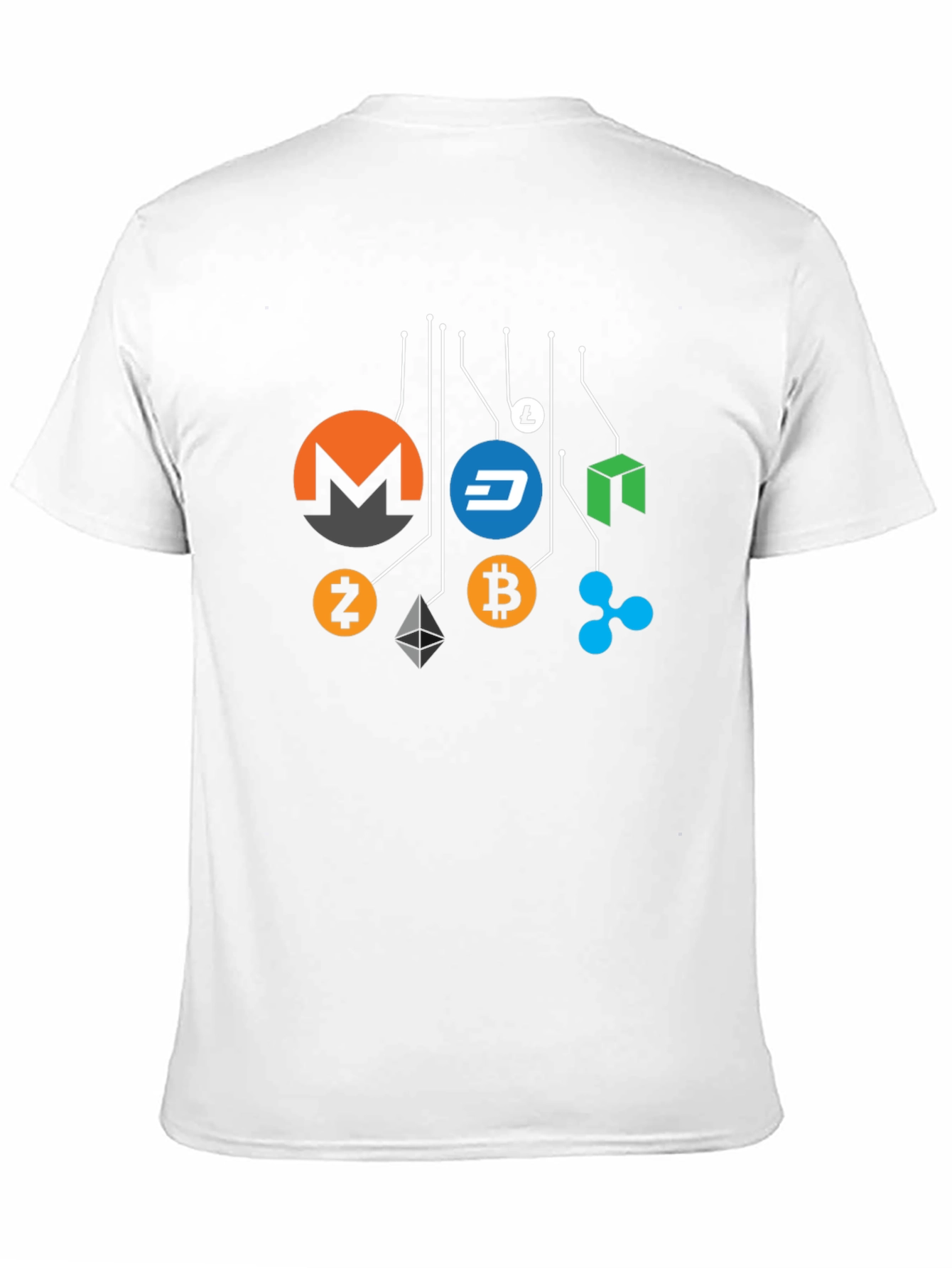 Black Cryptocurrency T-Shirt - Crypto Bitcoin Monero Dash view 11