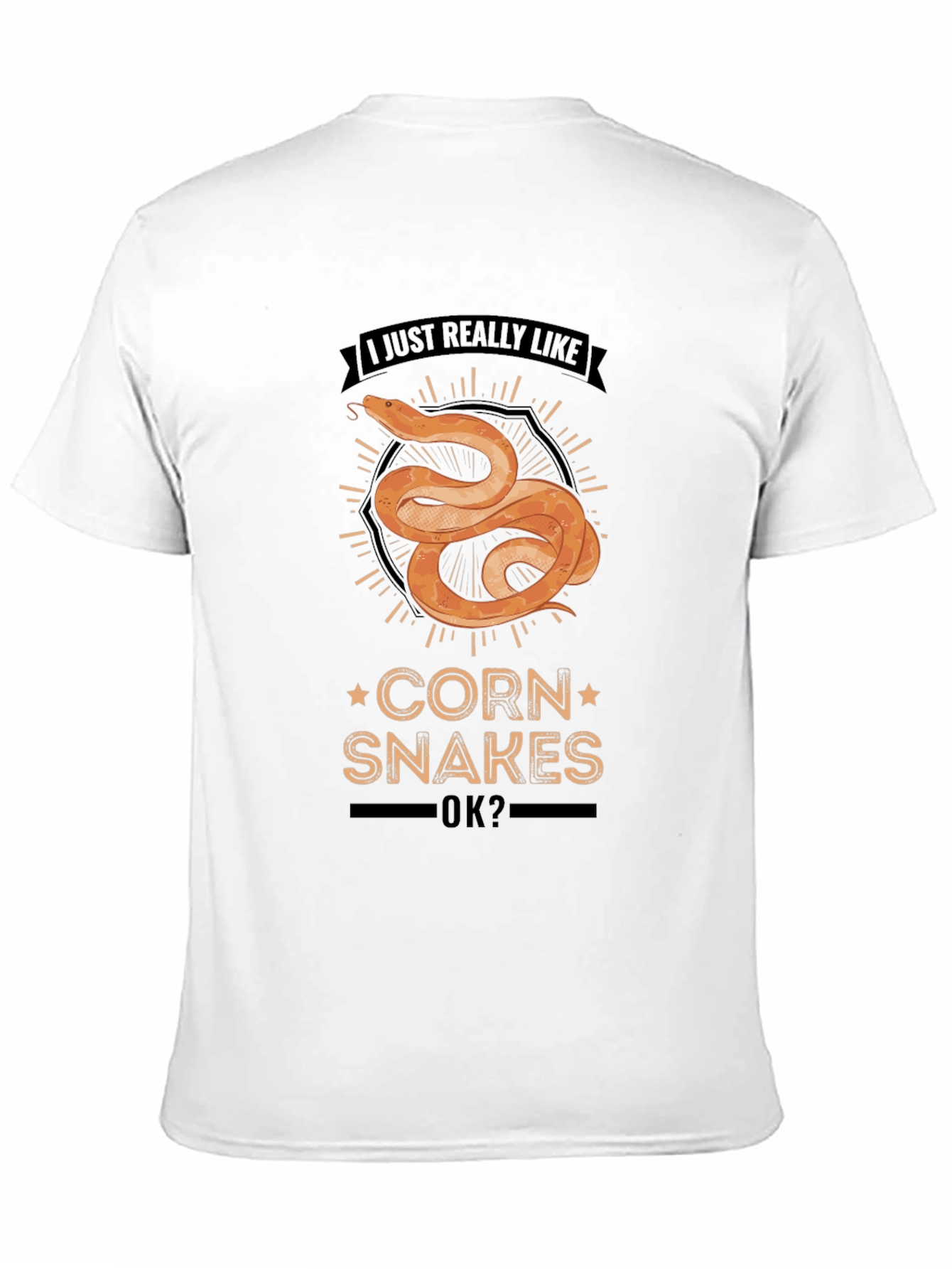Black Corn Snakes T-Shirt: I Just Really Like Corn Snakes Ok? view 11