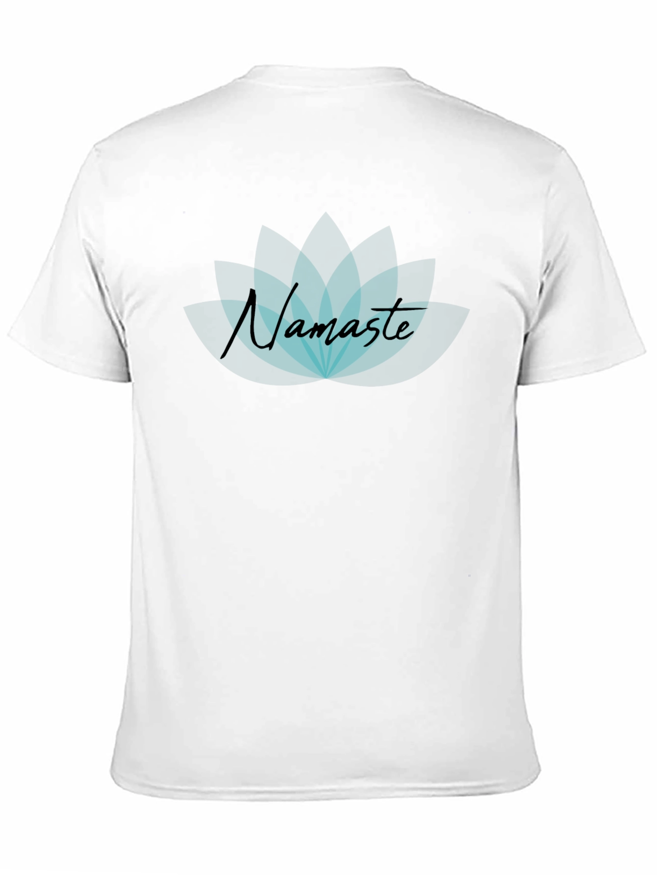 Black Namaste Lotus T-Shirt view 11