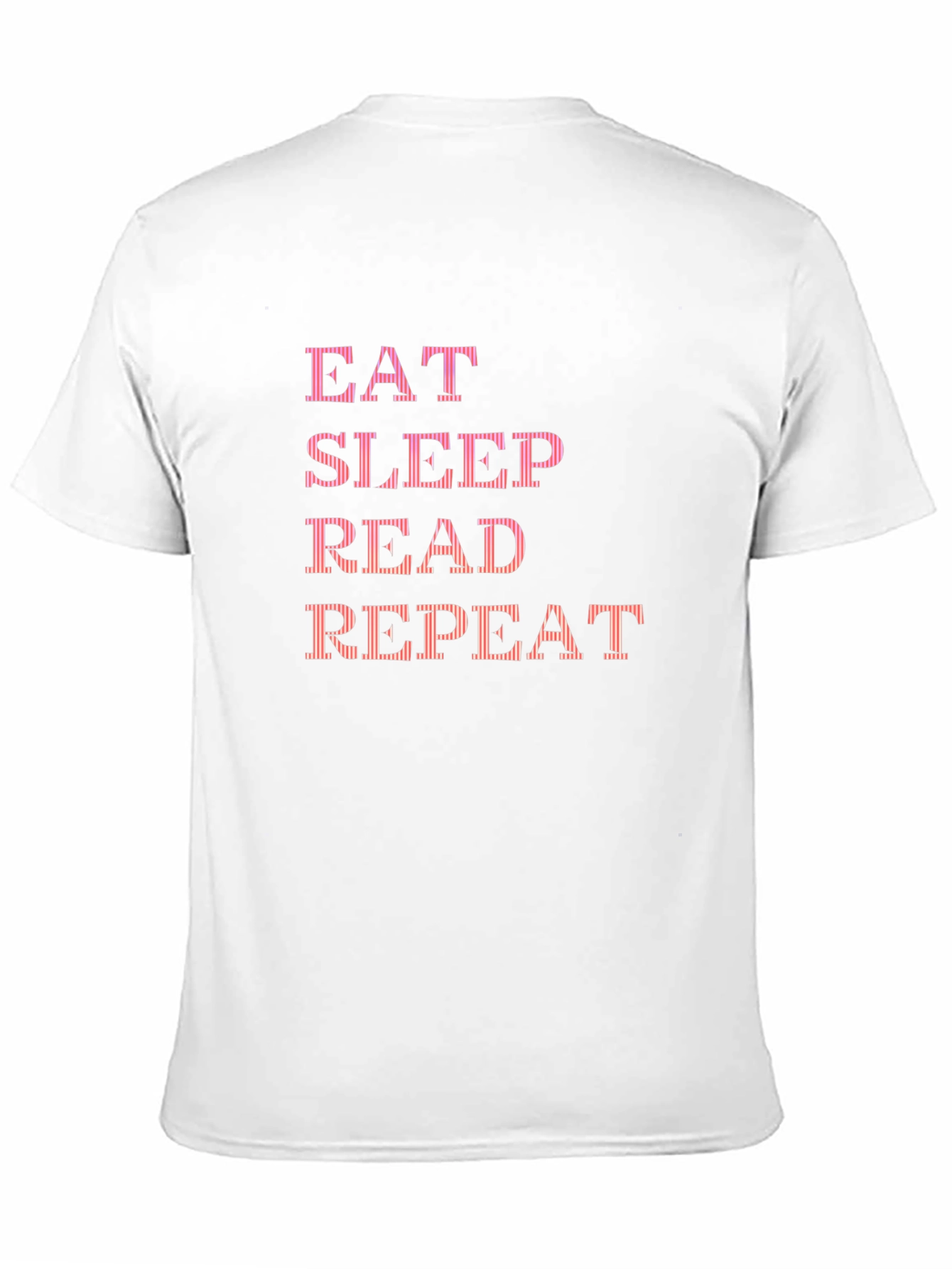 Black Eat Sleep Read Repeat Graphic Tee view 11