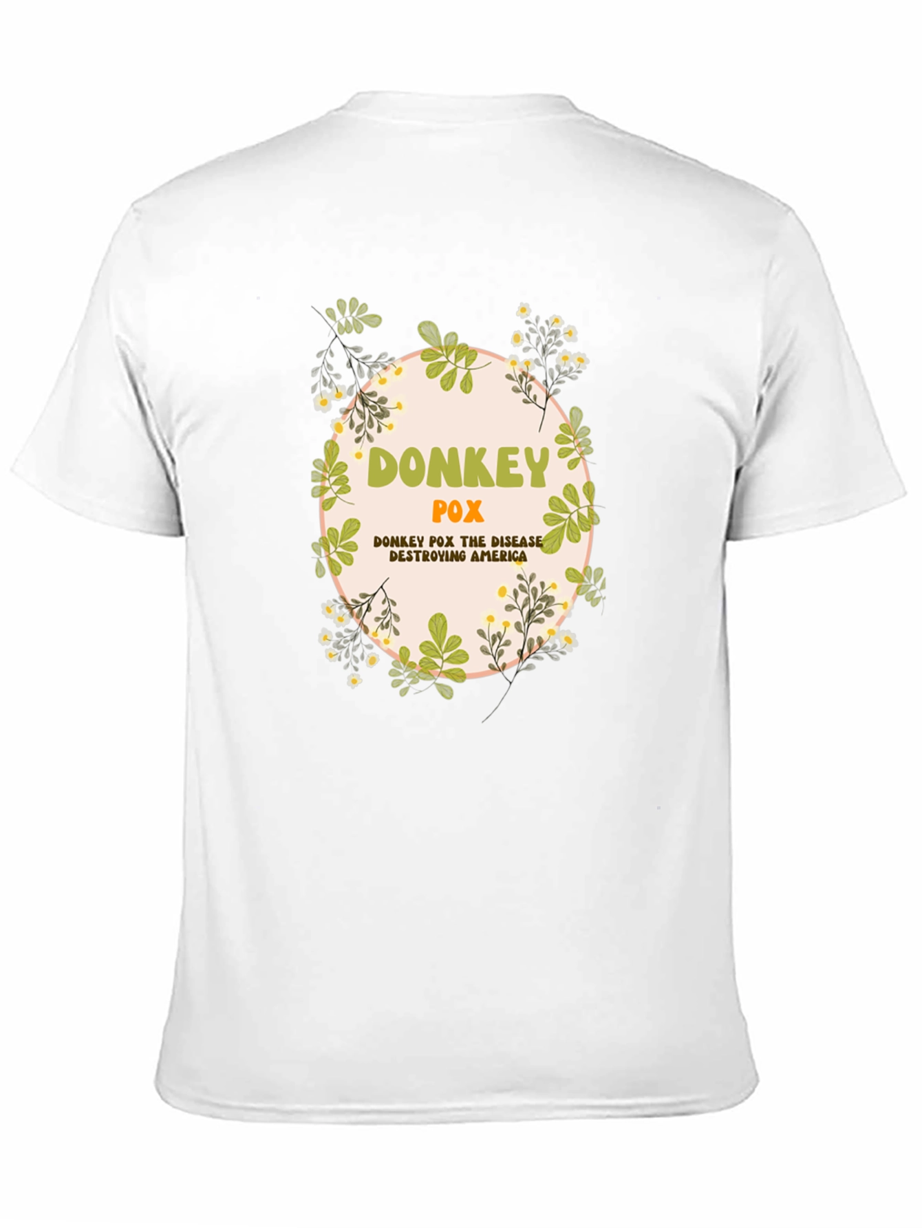 Black Donkey Pox T-Shirt - Funny Political Humor Tee view 11