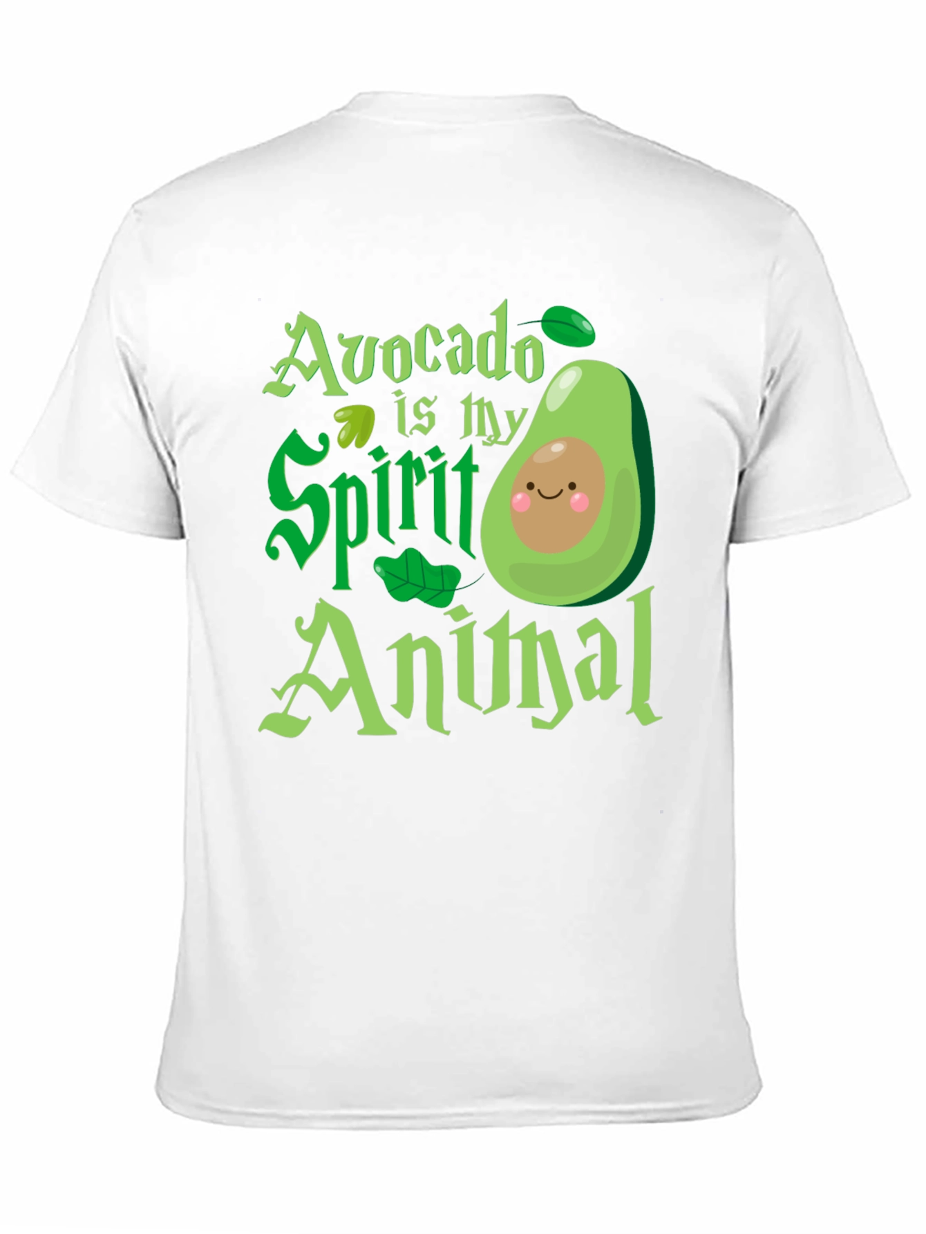 Black Avocado is My Spirit Animal - Graphic T-Shirt view 11