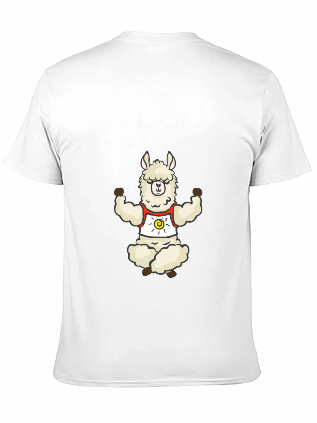 Black Zen Llama Graphic Tee - Relaxed Meditation Vibe view 11