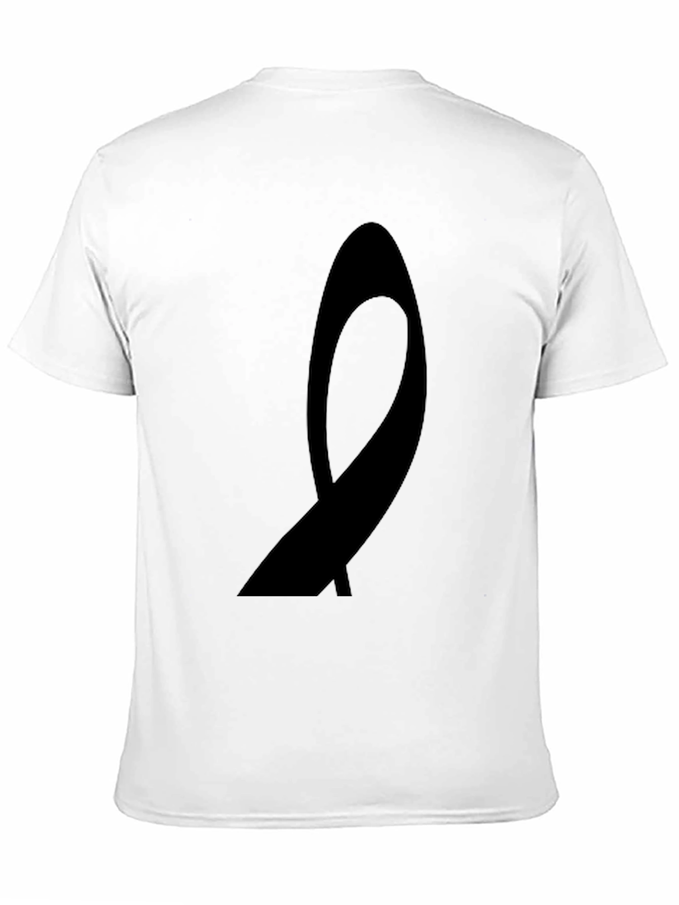 Black Men's Black Awareness Ribbon Graphic Tee view 11