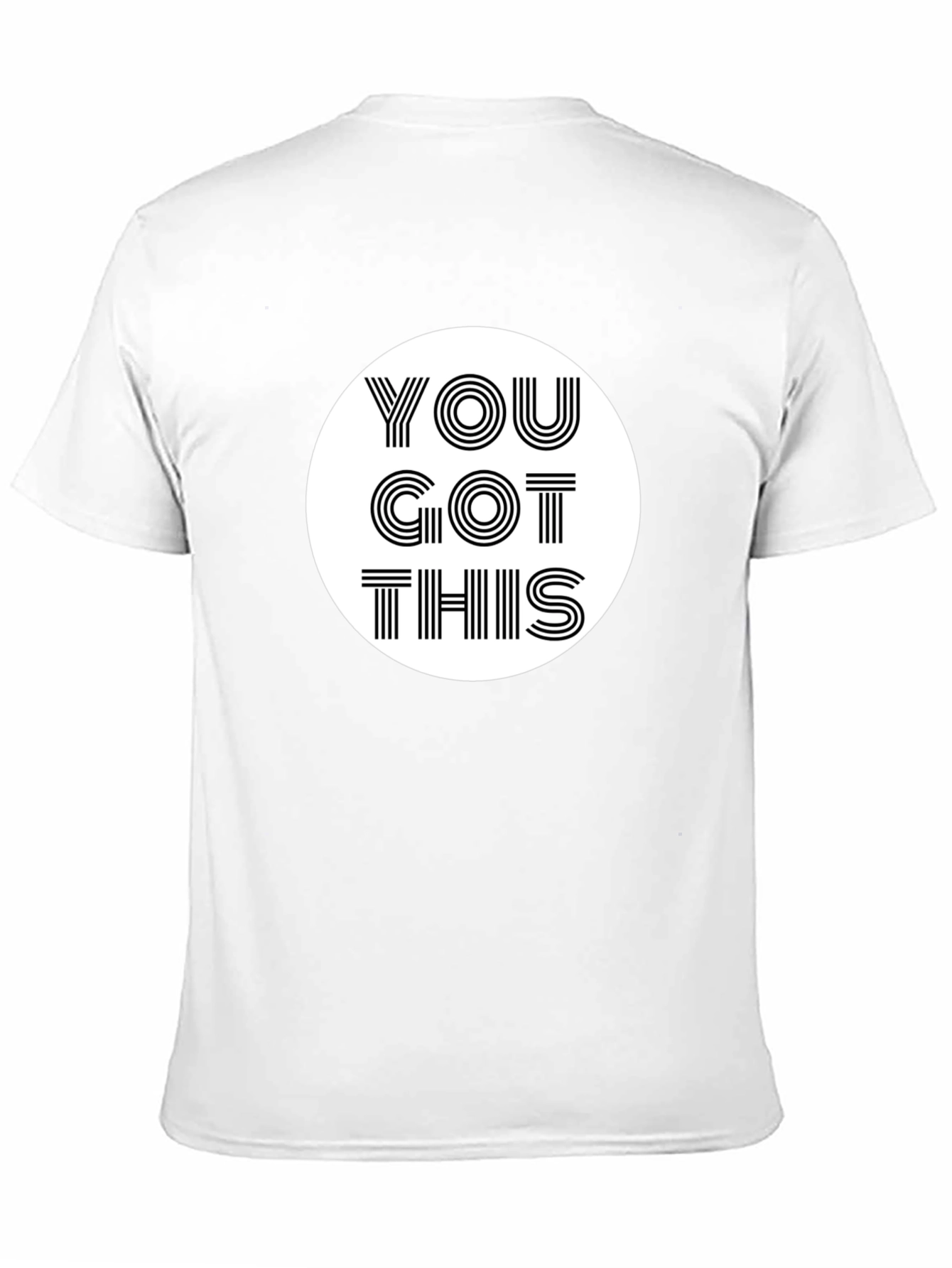 Black Motivational T-Shirt - You Got This - Black view 11