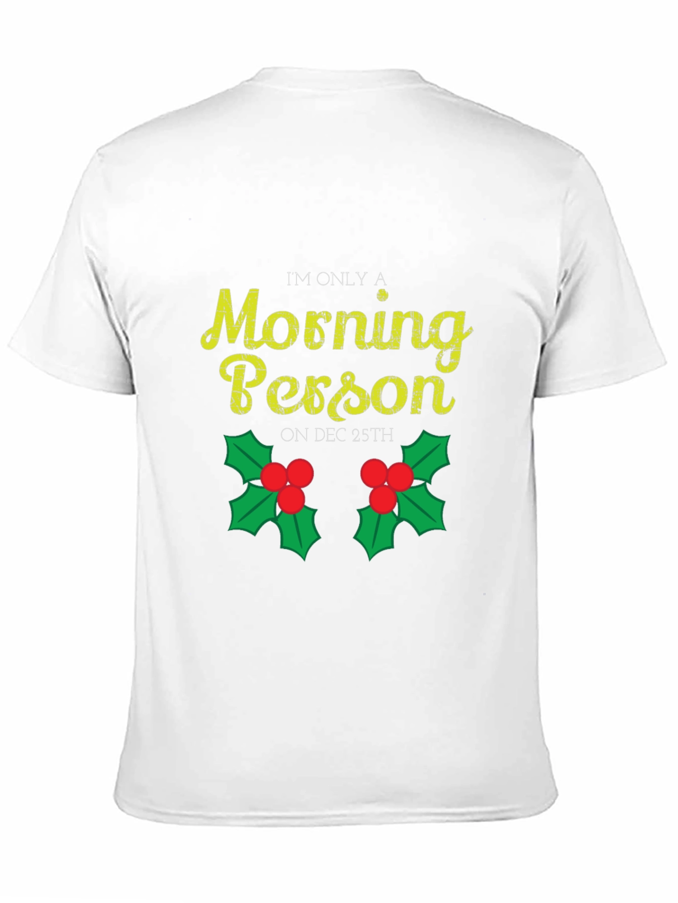 Funny Christmas Morning Person T-Shirt - 11