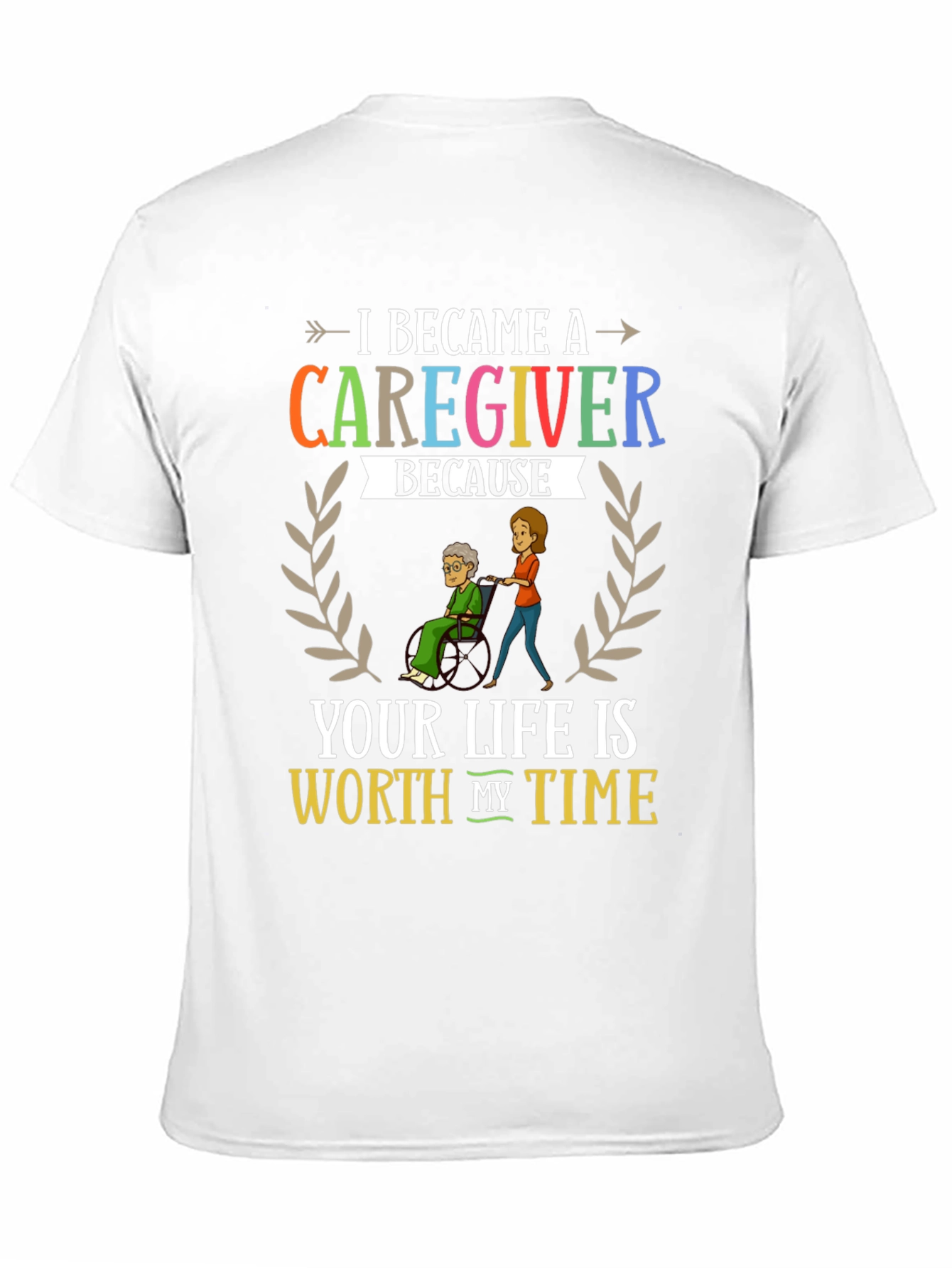 Black Caregiver Appreciation T-Shirt: Worth My Time view 11