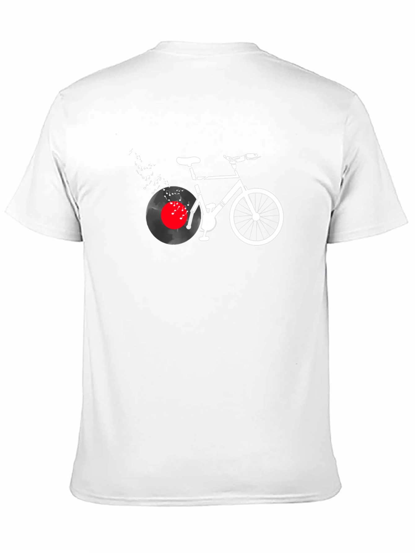 Black Cool Bike & Vinyl Graphic Tee view 11