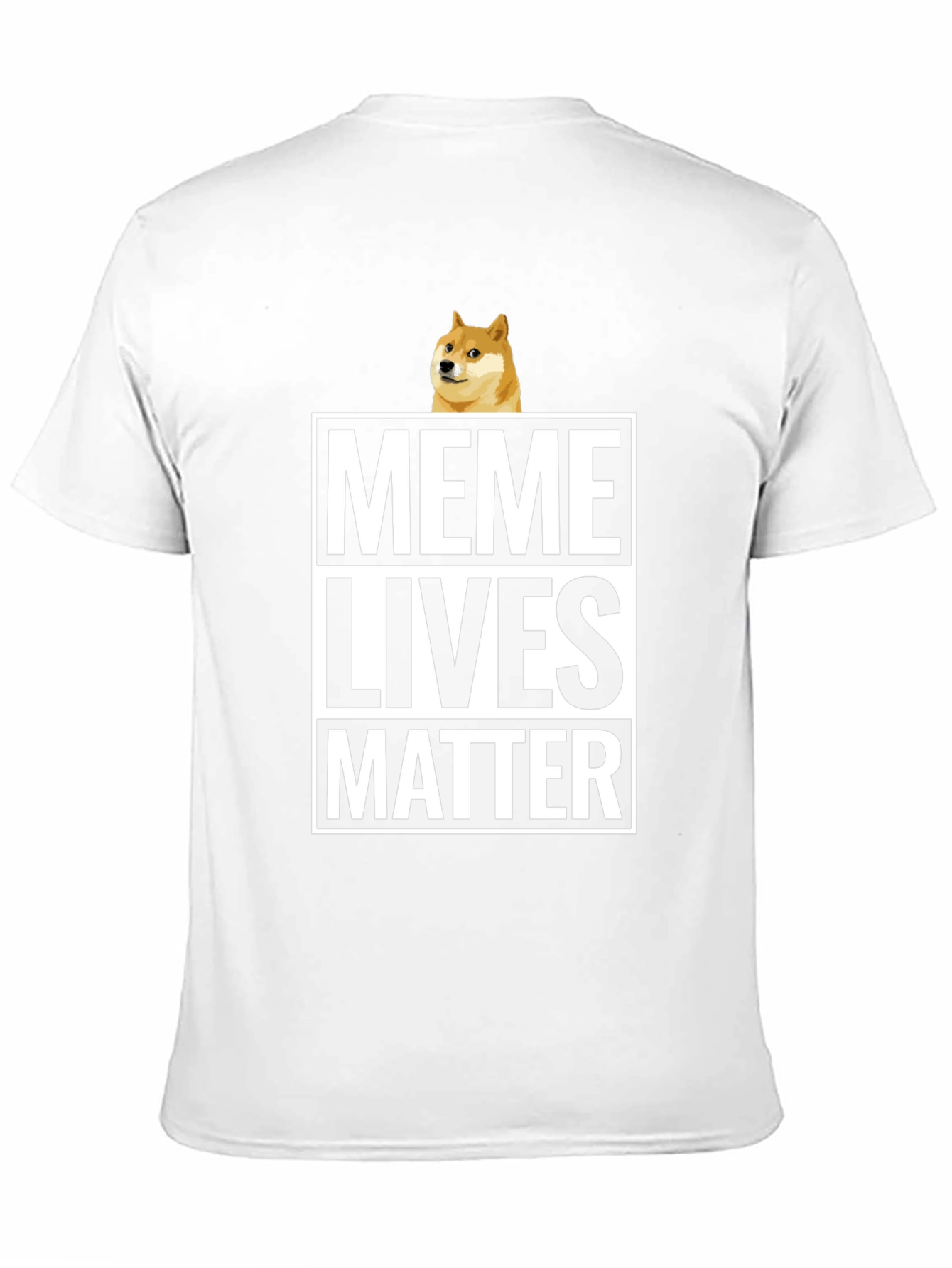Black Meme Lives Matter Black Graphic Tee - Doge T-Shirt view 11